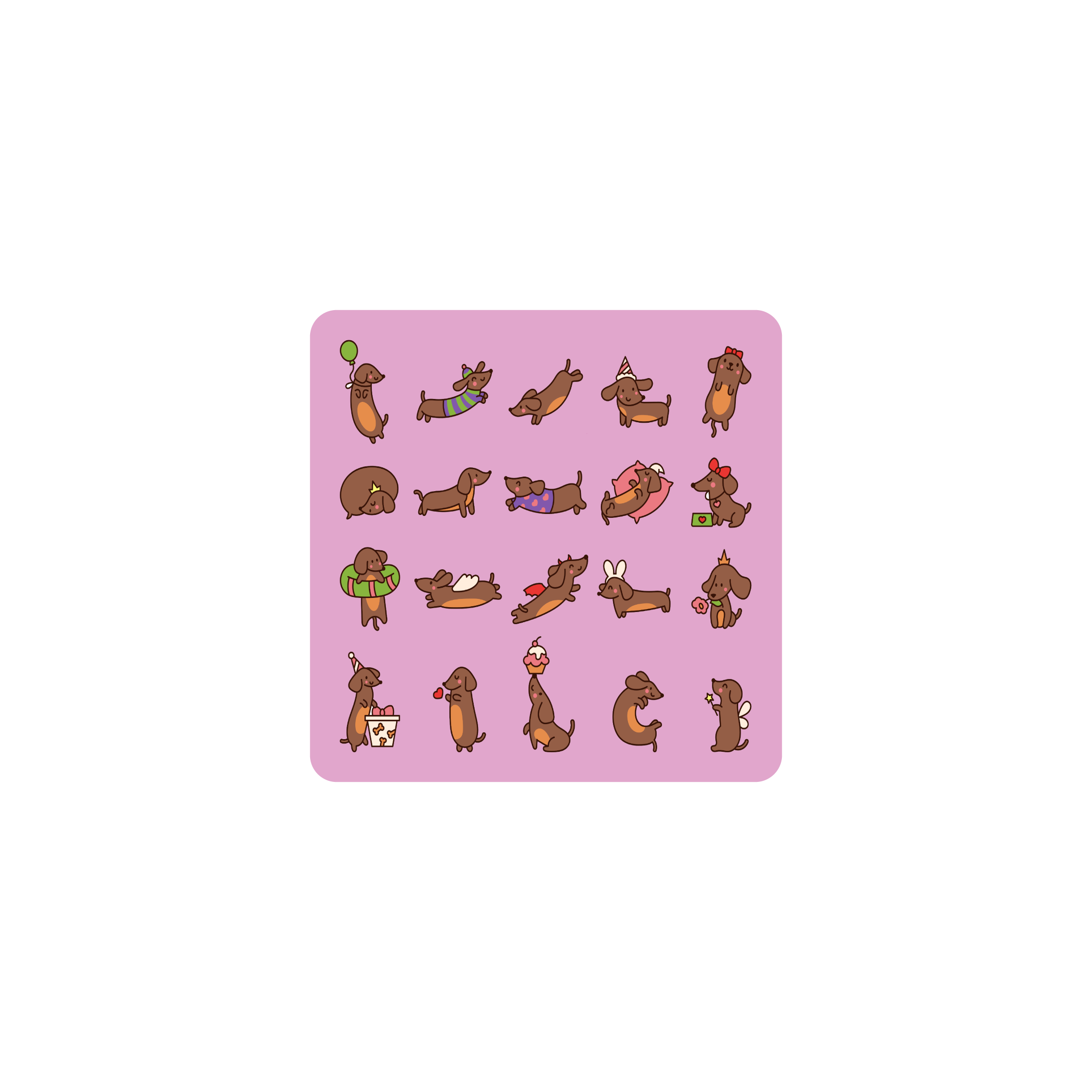 Mousepad salchis 20x20 Classic | Custom