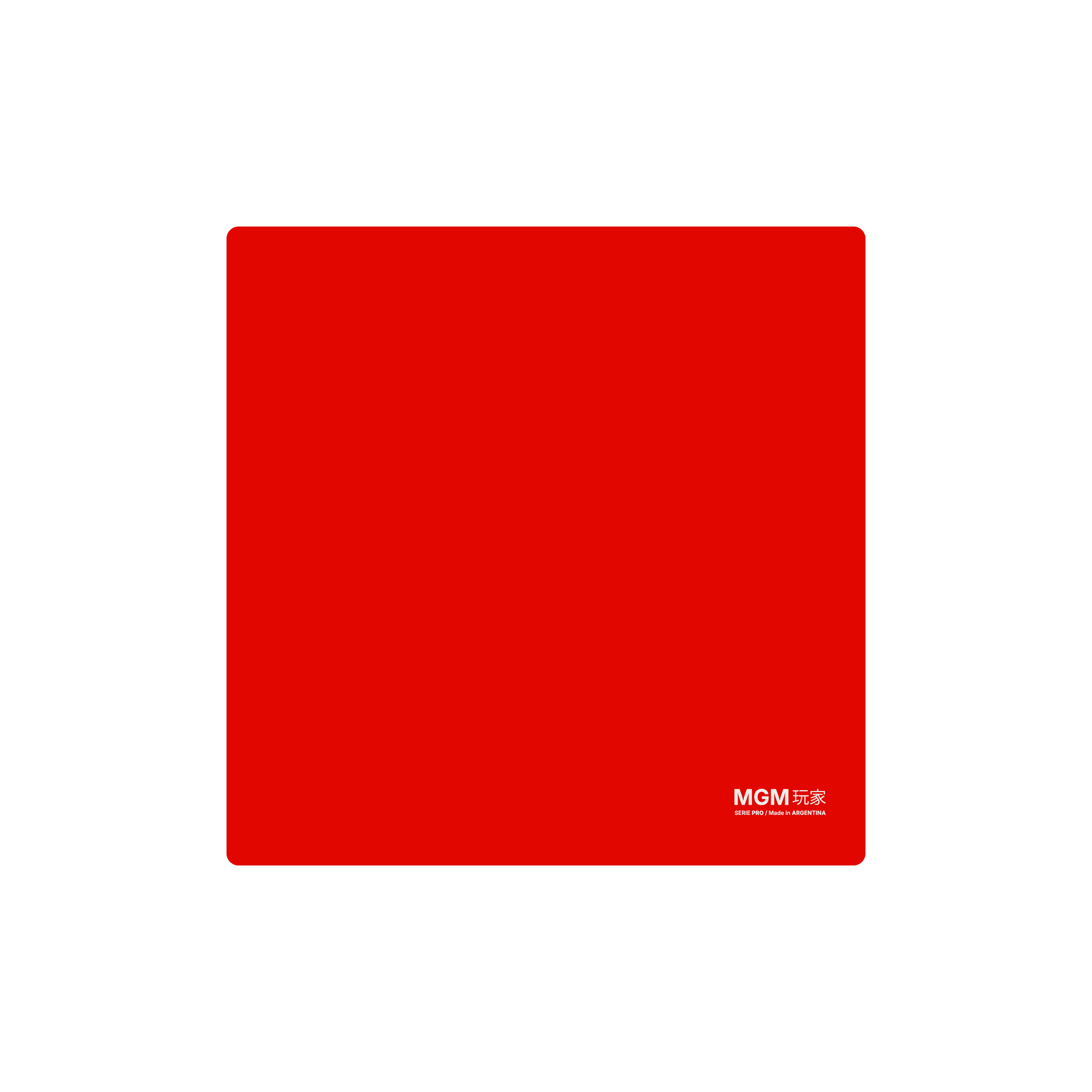 Mousepad serie pro red 60x60 PRO | Custom