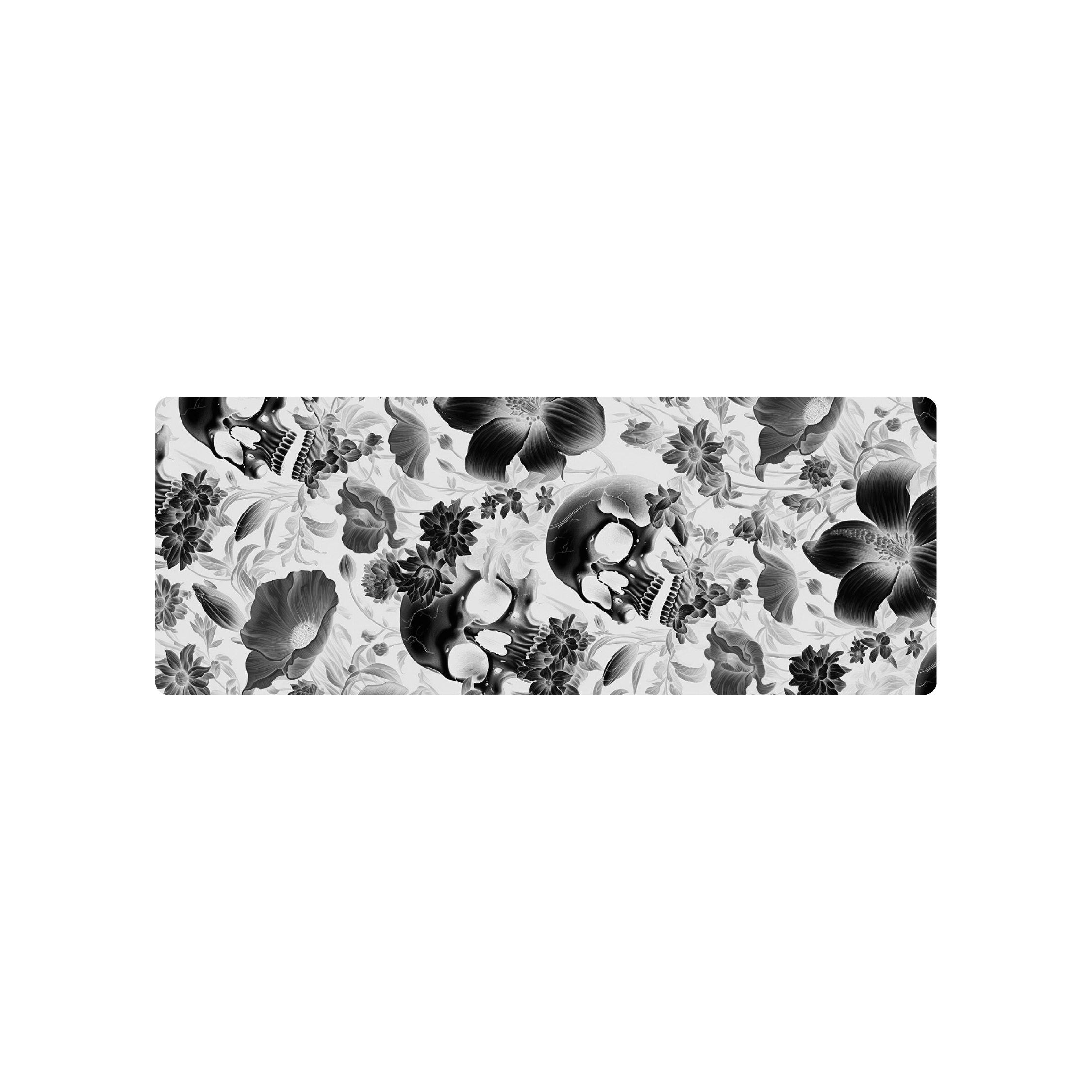 Mousepad skulls and flowers 120x45 PRO | Custom