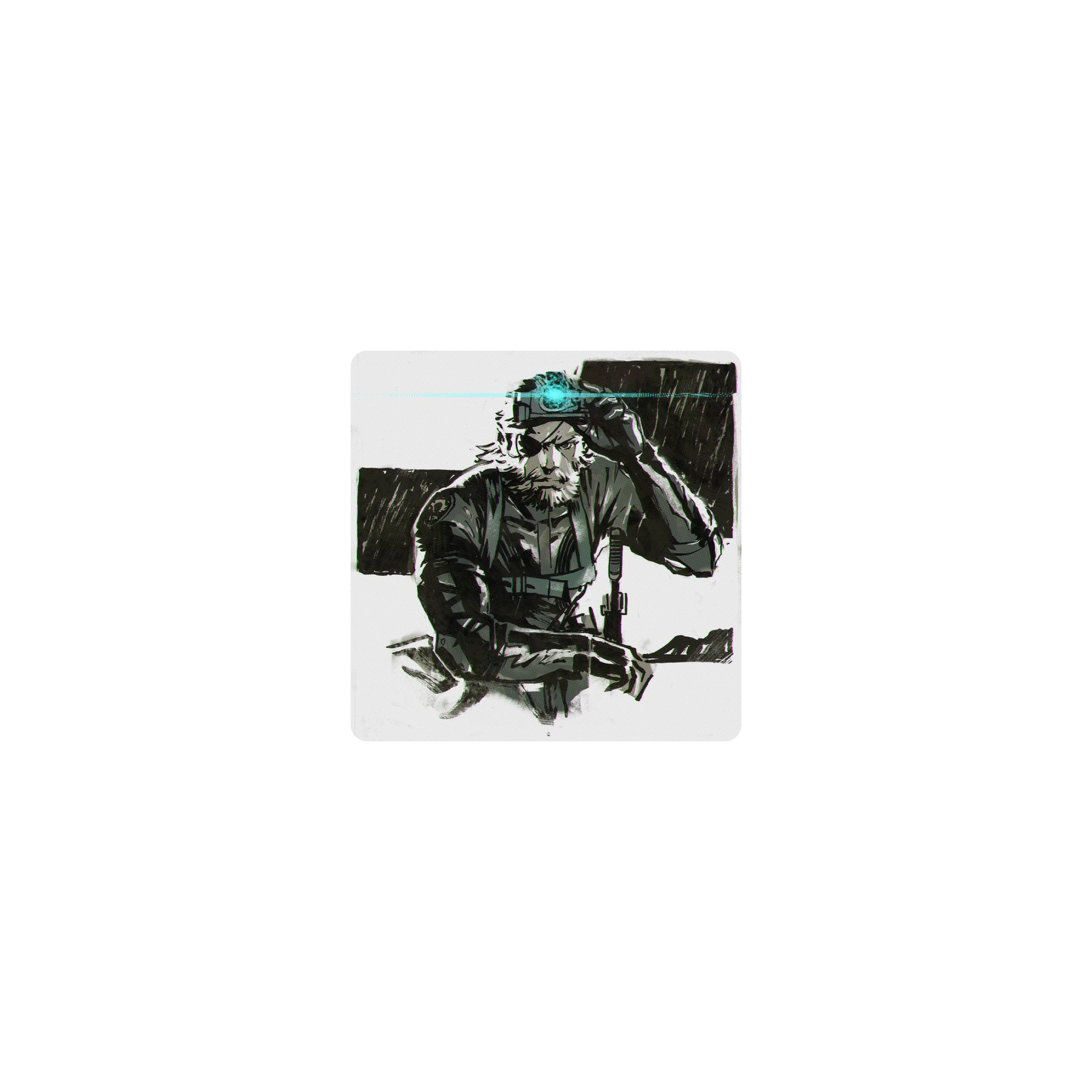 Mousepad solid snake 25x25 Classic | Custom