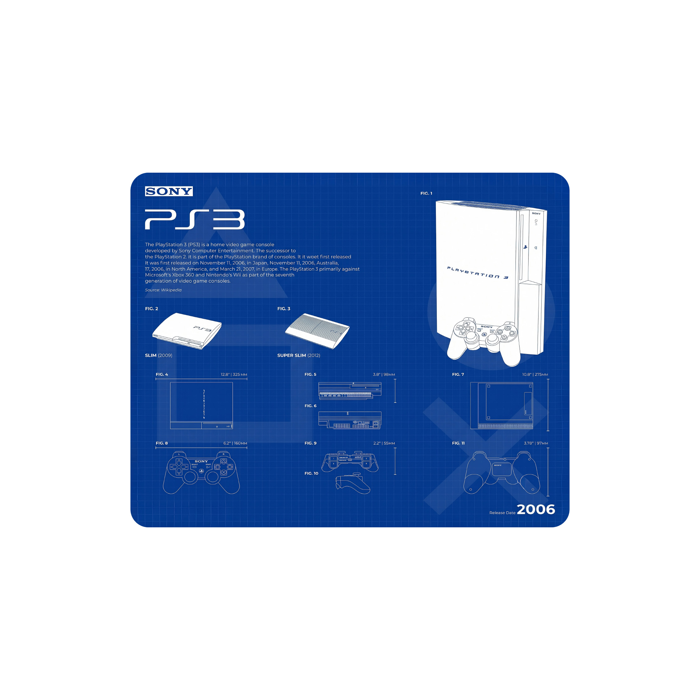Mousepad Serie Ultra PlayStation Collection | NOTMID