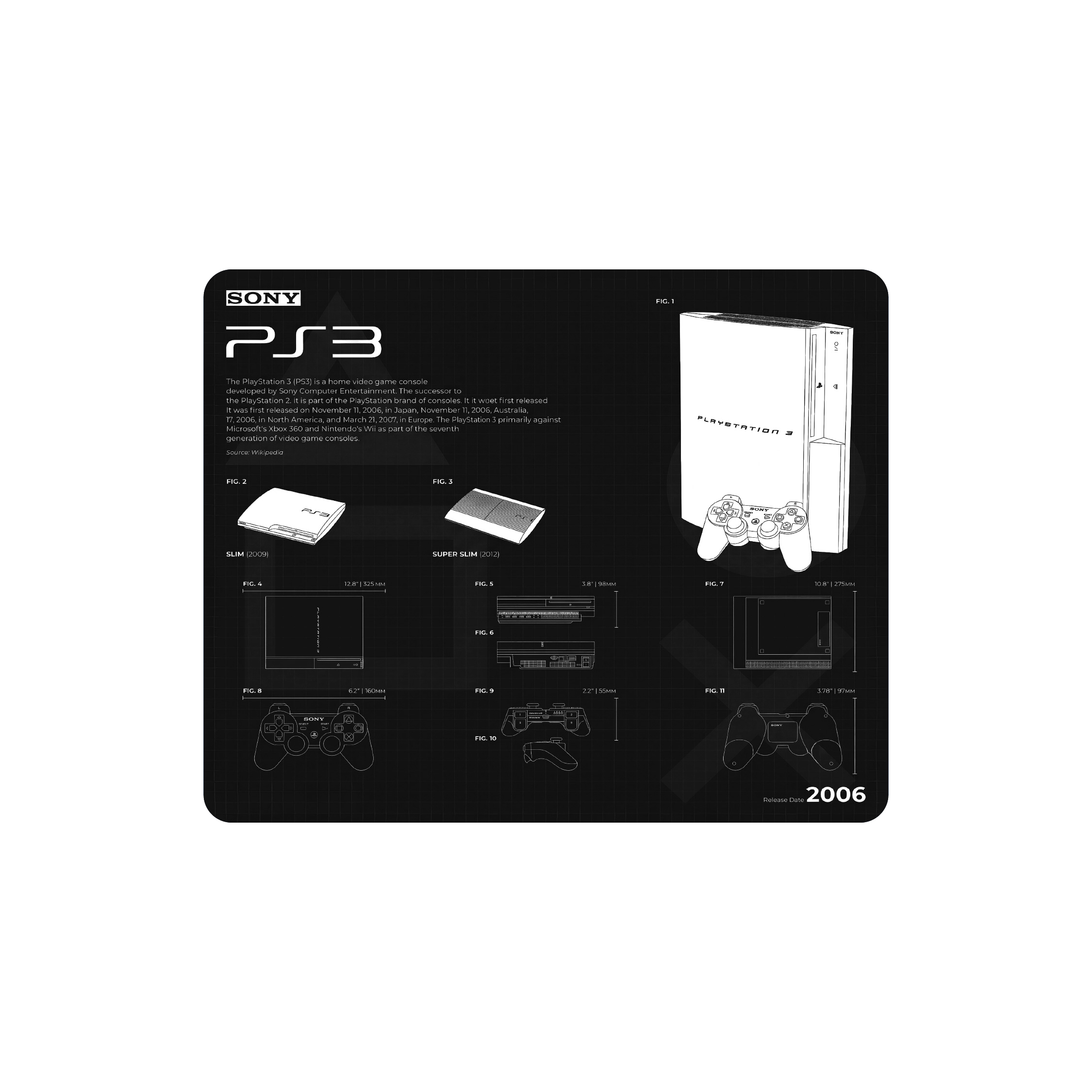 Mousepad Serie Ultra PlayStation Collection | NOTMID