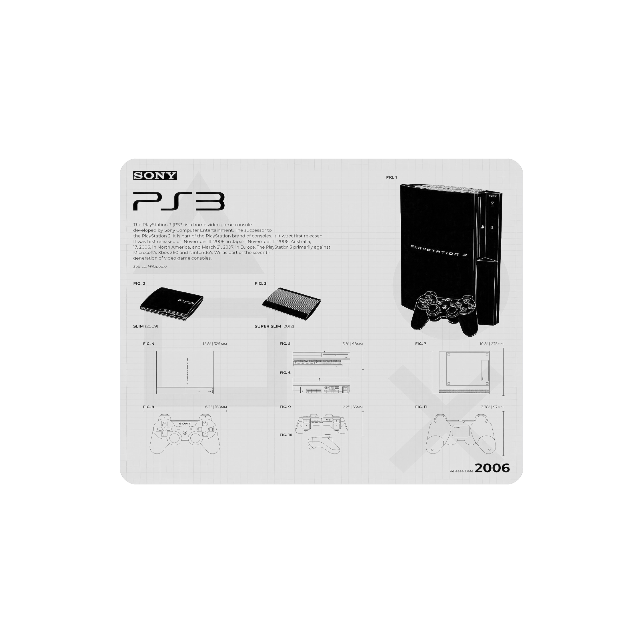 Mousepad Serie Ultra PlayStation Collection | NOTMID