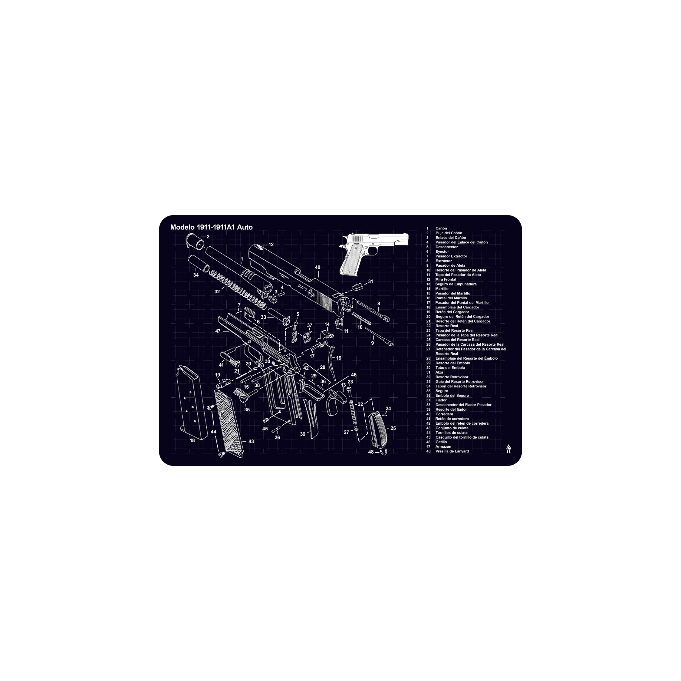 Mousepad 1911 42x29 Classic | Custom