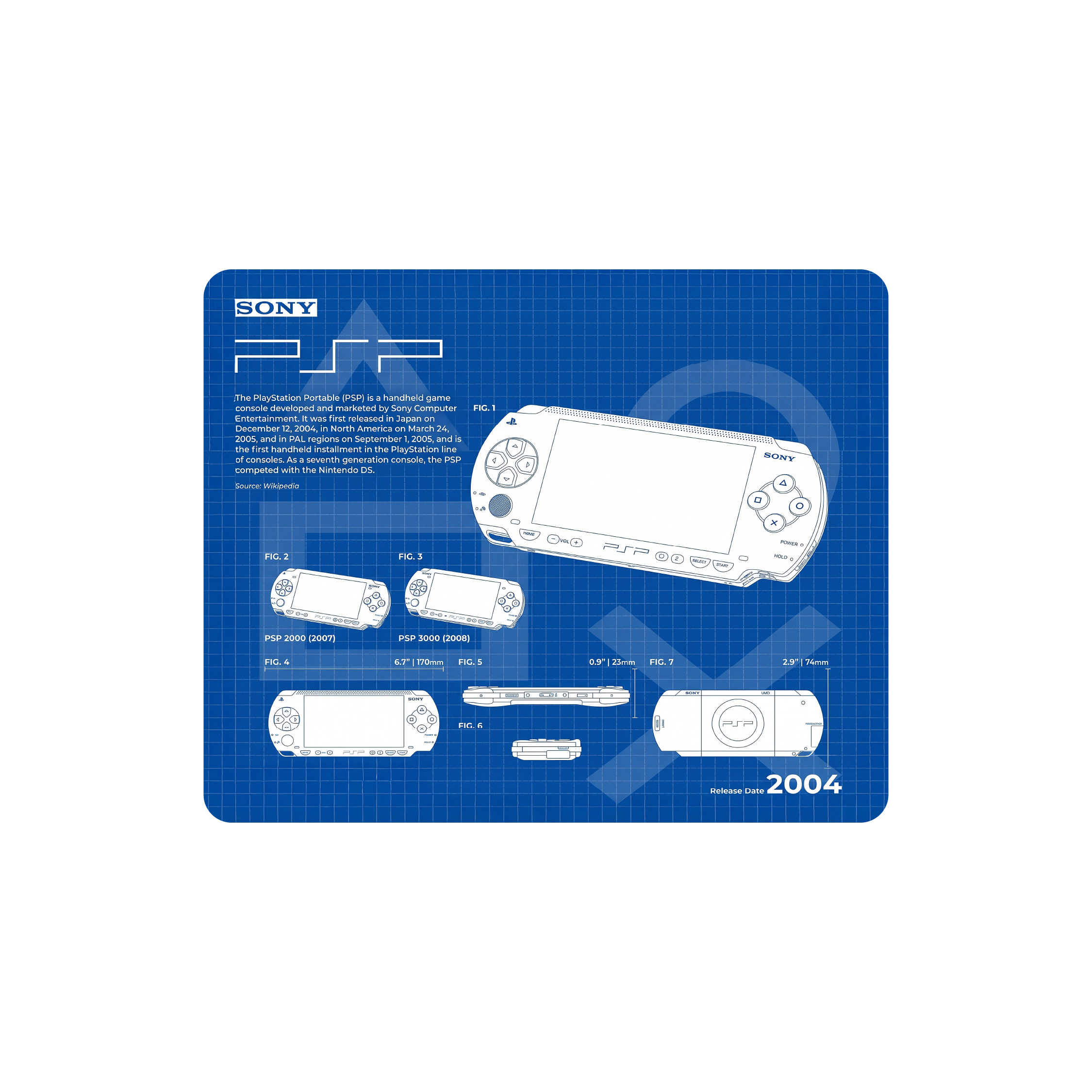 Mousepad Serie Ultra PlayStation Collection | NOTMID