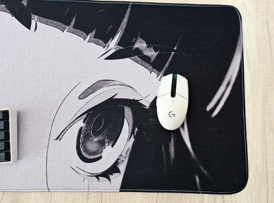 Mousepad girl eyes 90x40 Classic | Custom