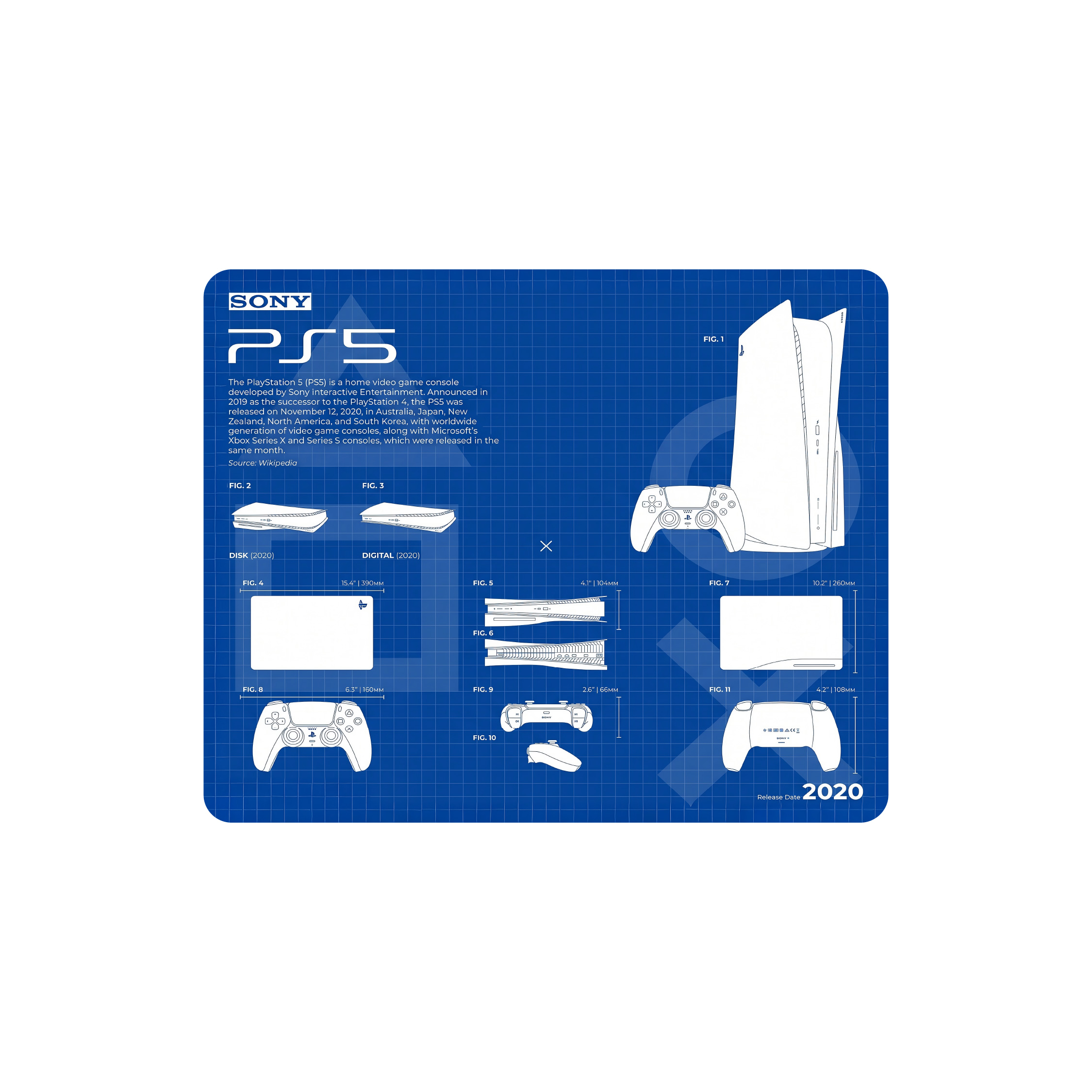Mousepad Serie Ultra PlayStation Collection | NOTMID