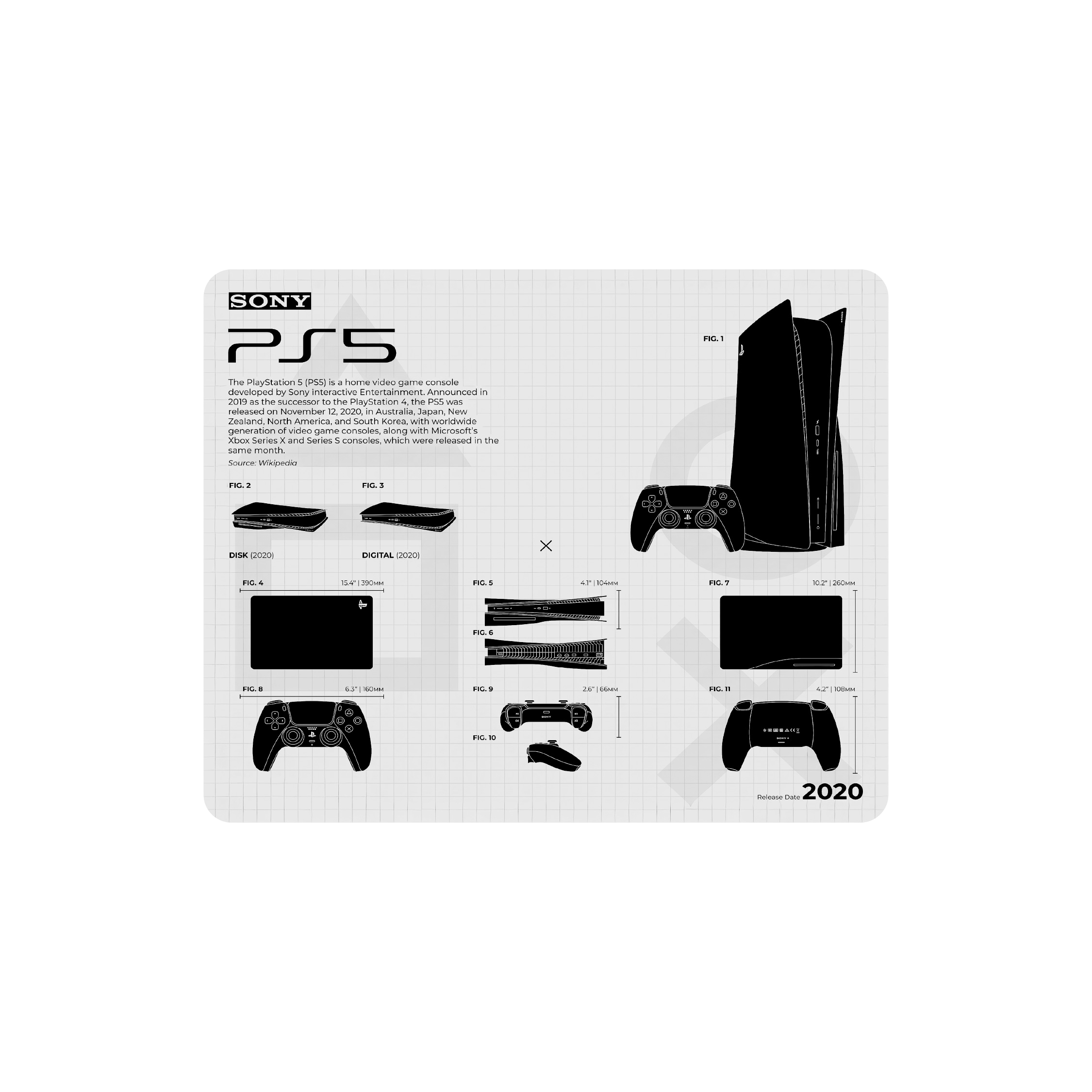 Mousepad Serie Ultra PlayStation Collection | NOTMID