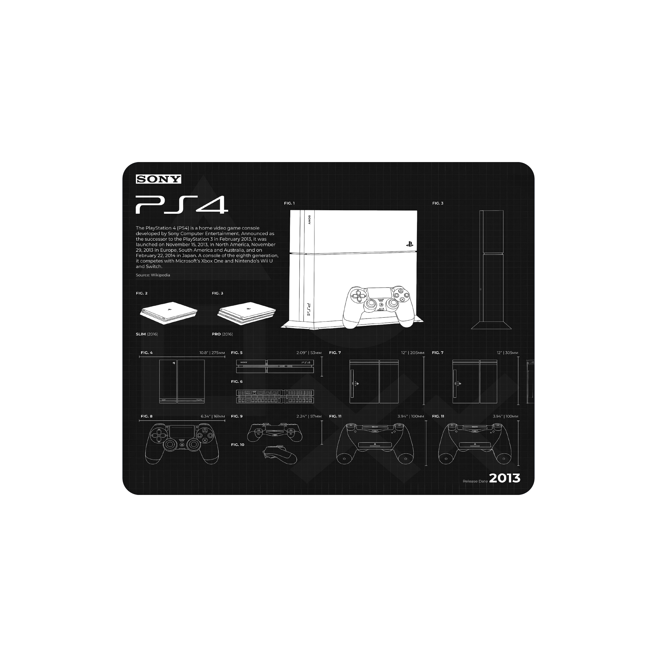Mousepad Serie Ultra PlayStation Collection | NOTMID
