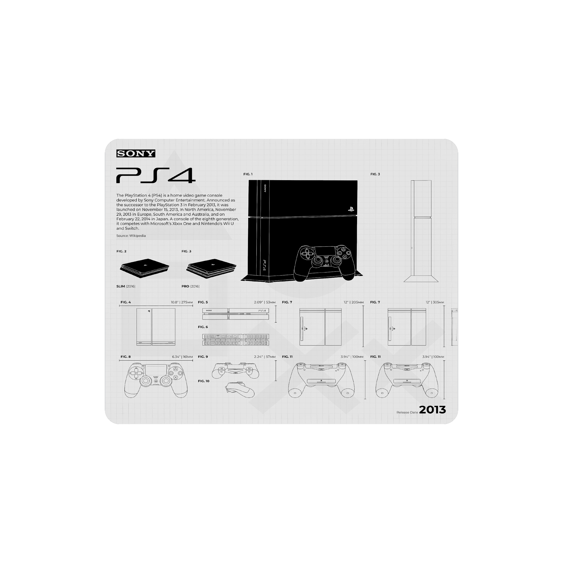 Mousepad Serie Ultra PlayStation Collection | NOTMID