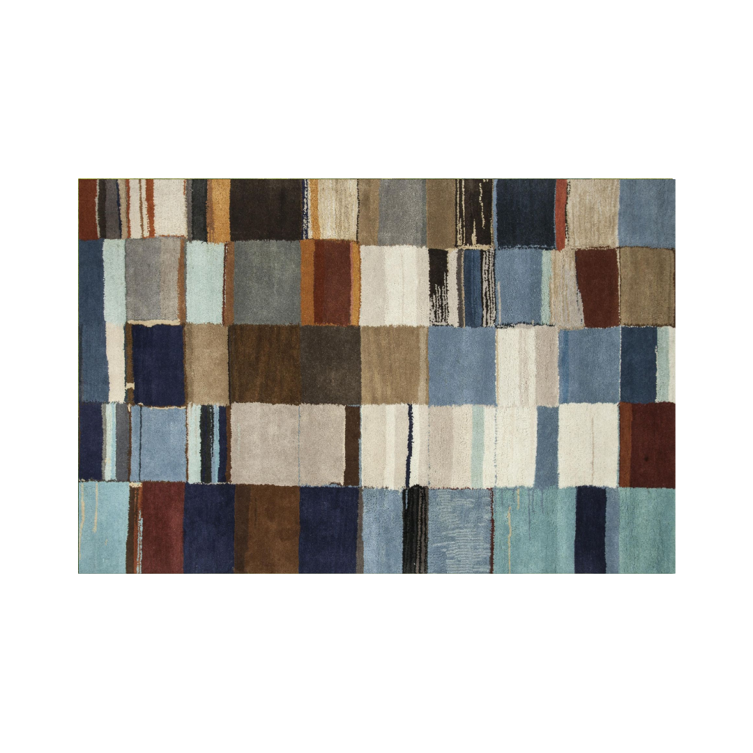 Alfombra para piso 140x100 | abstract squares