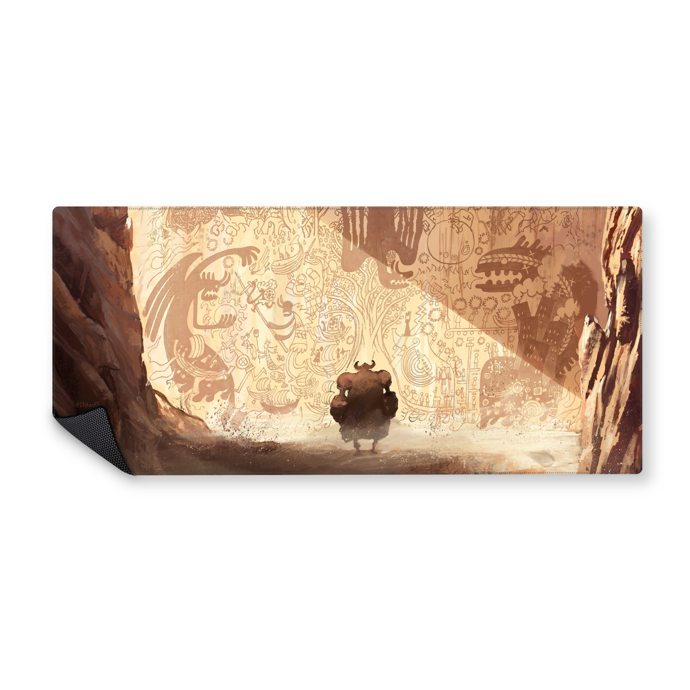 Mousepad Ancient Mural One piece 90x40 PRO | Custom