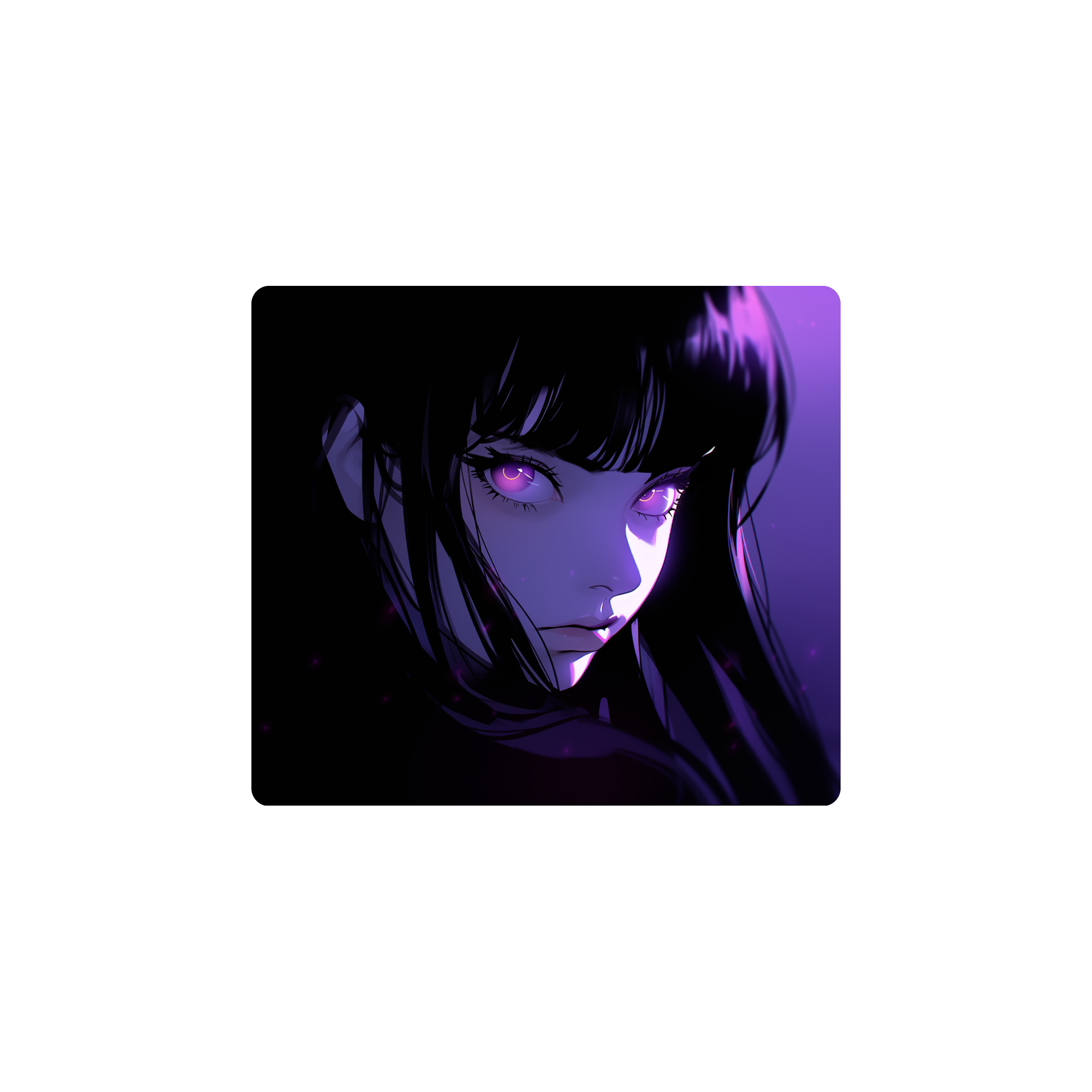 Mousepad AnimeGirlPurple 46x41 PRO | Custom