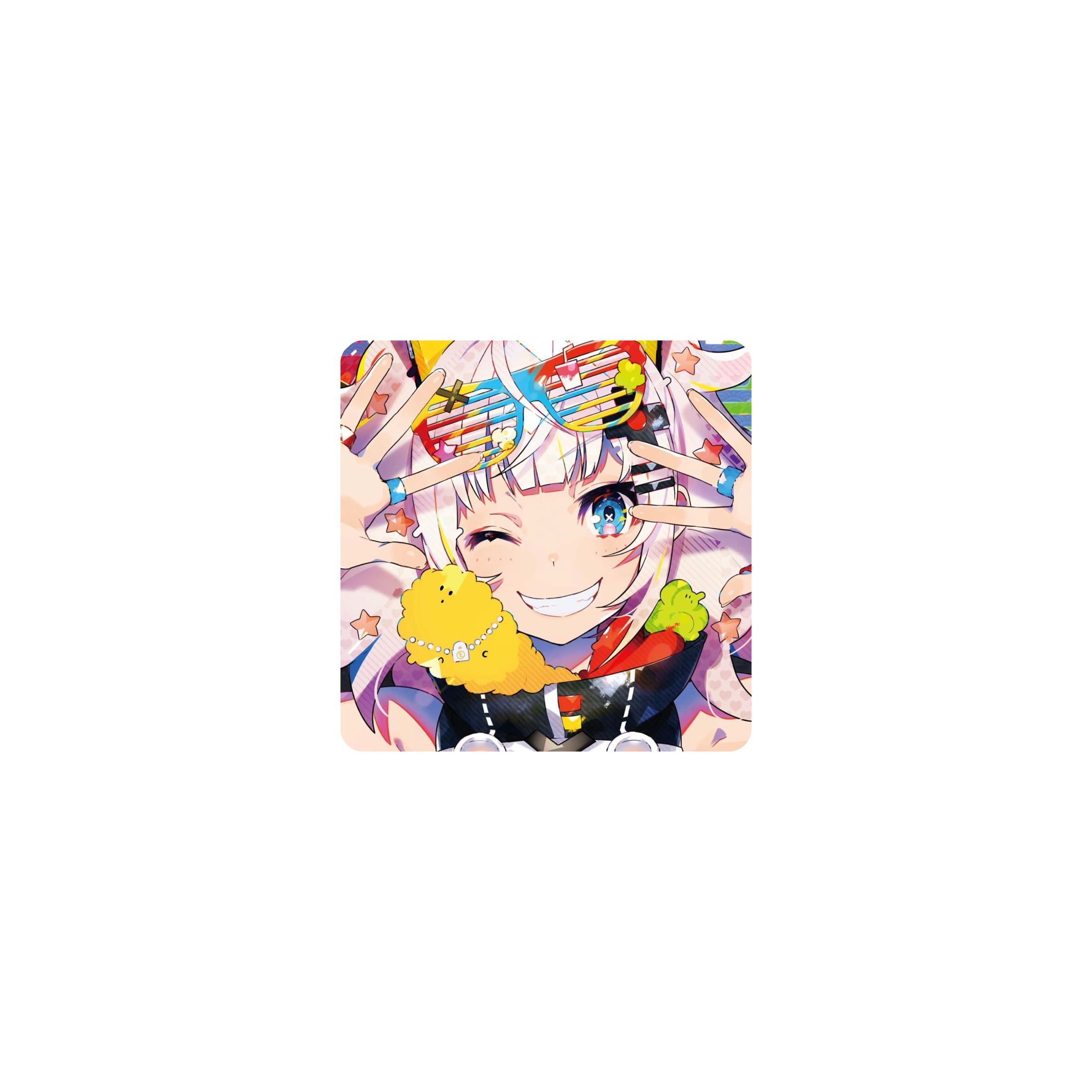 Mousepad Anime girl dsg 25x25 PRO | Custom