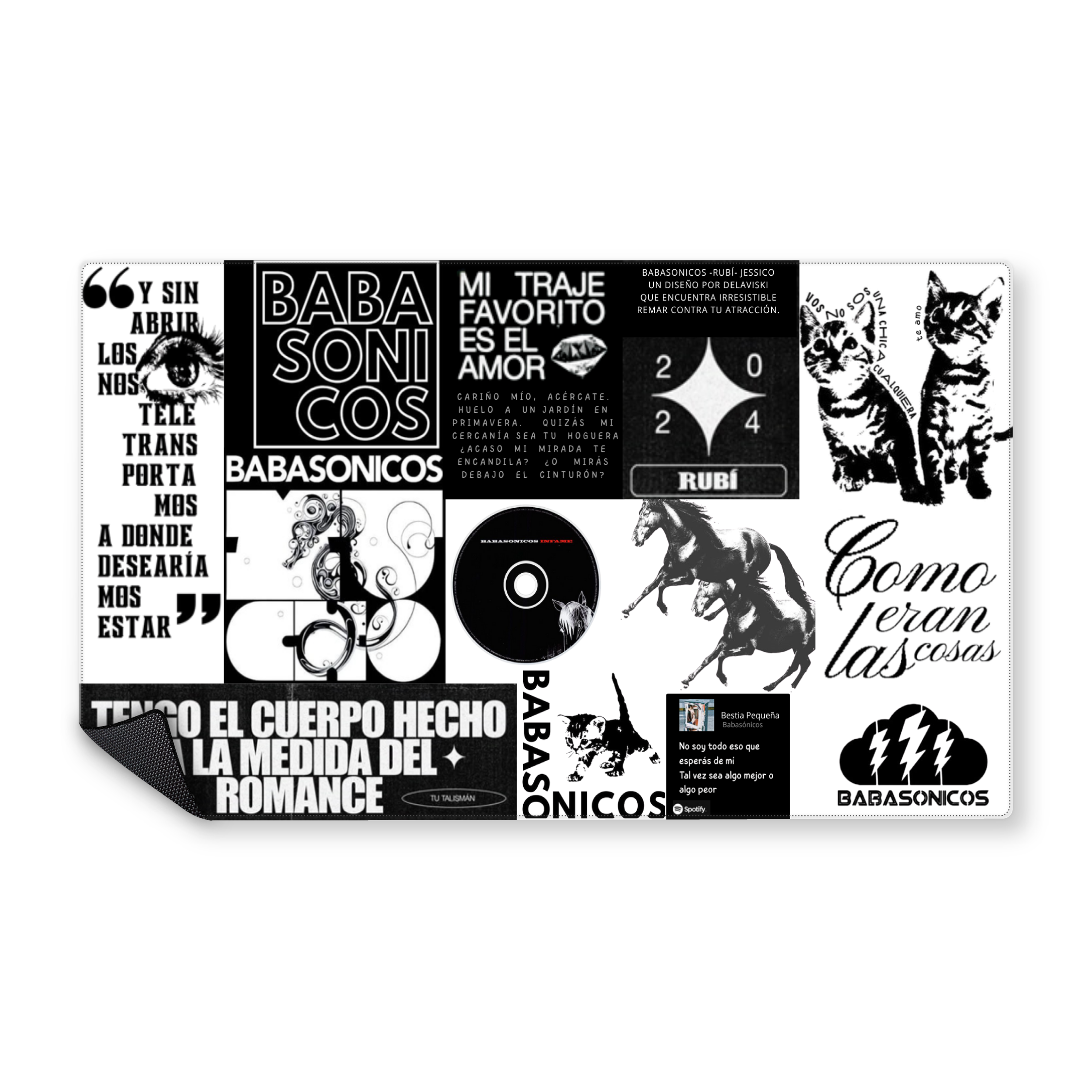 Mousepad Babasonicos 100x60 Classic | Custom