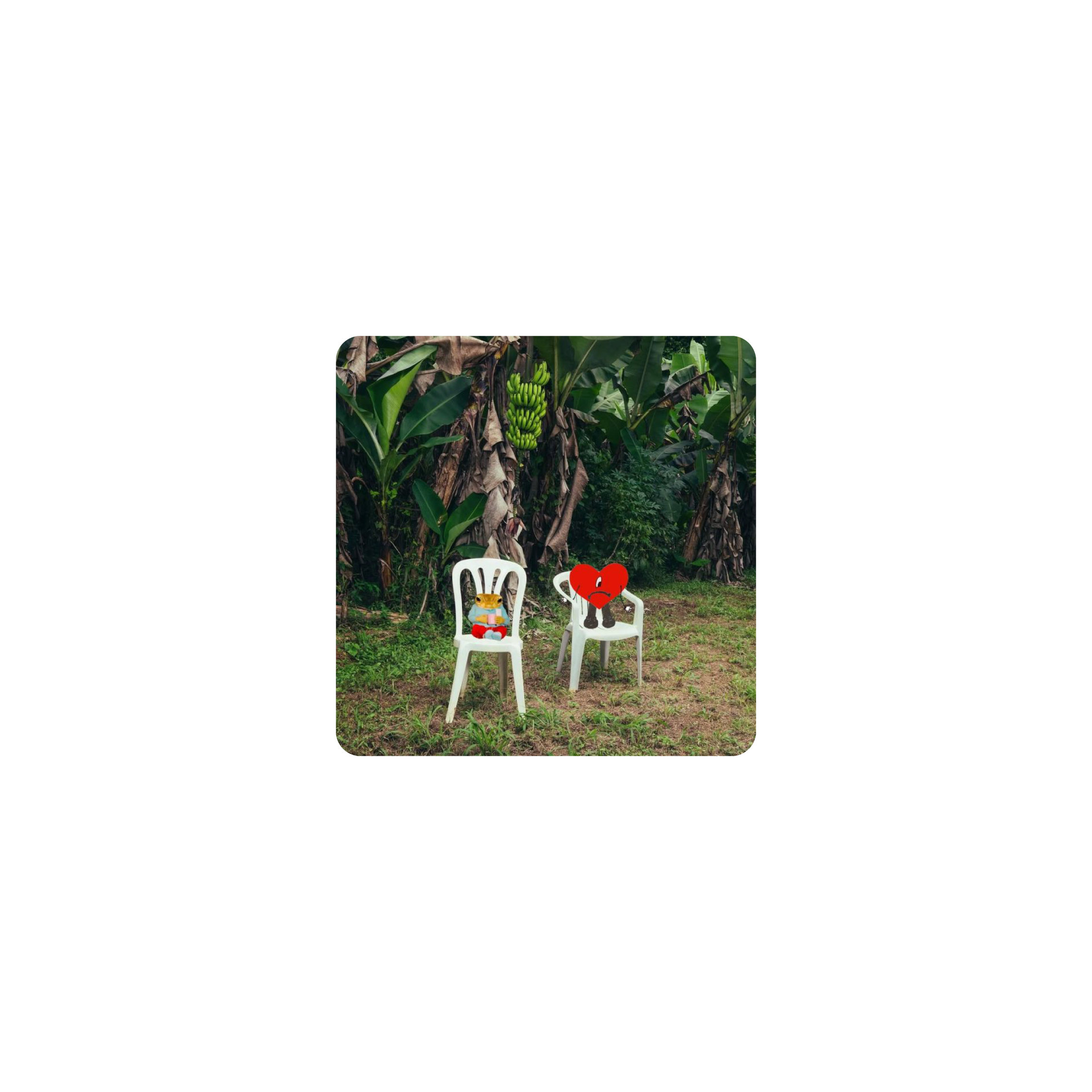 Mousepad Bad Bunny 25x25 Classic | Custom
