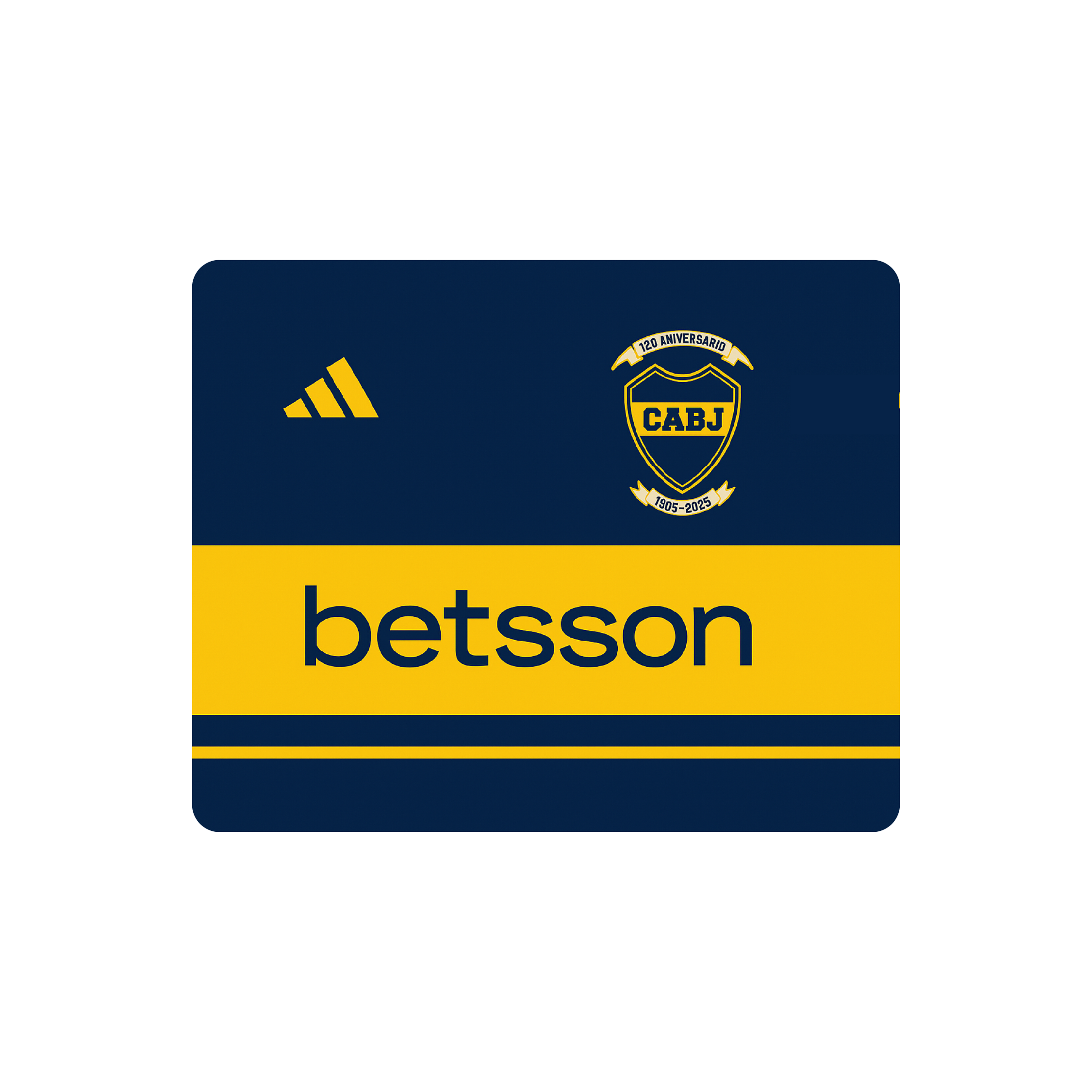 Mousepad Camiseta Club Atletico Boca Jrs 2026 | NOTMID