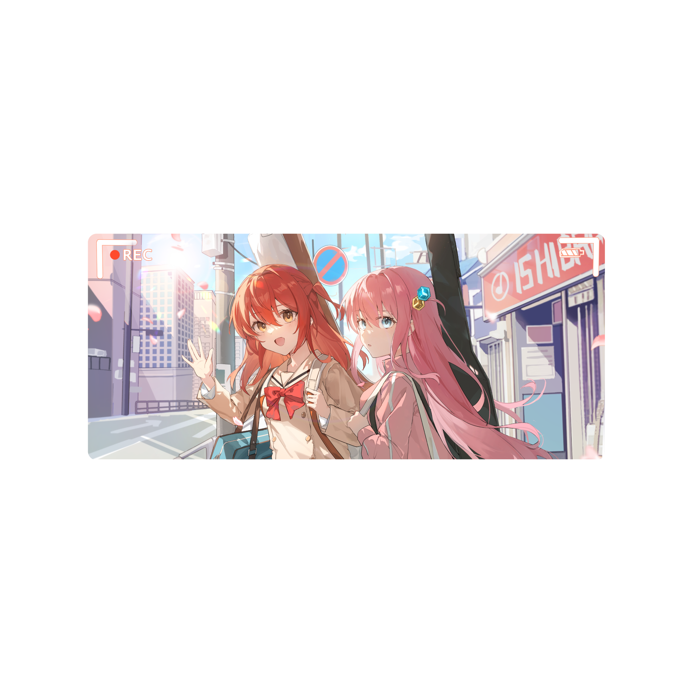 Mousepad Bocchi y Kita 70x30 Classic | Custom