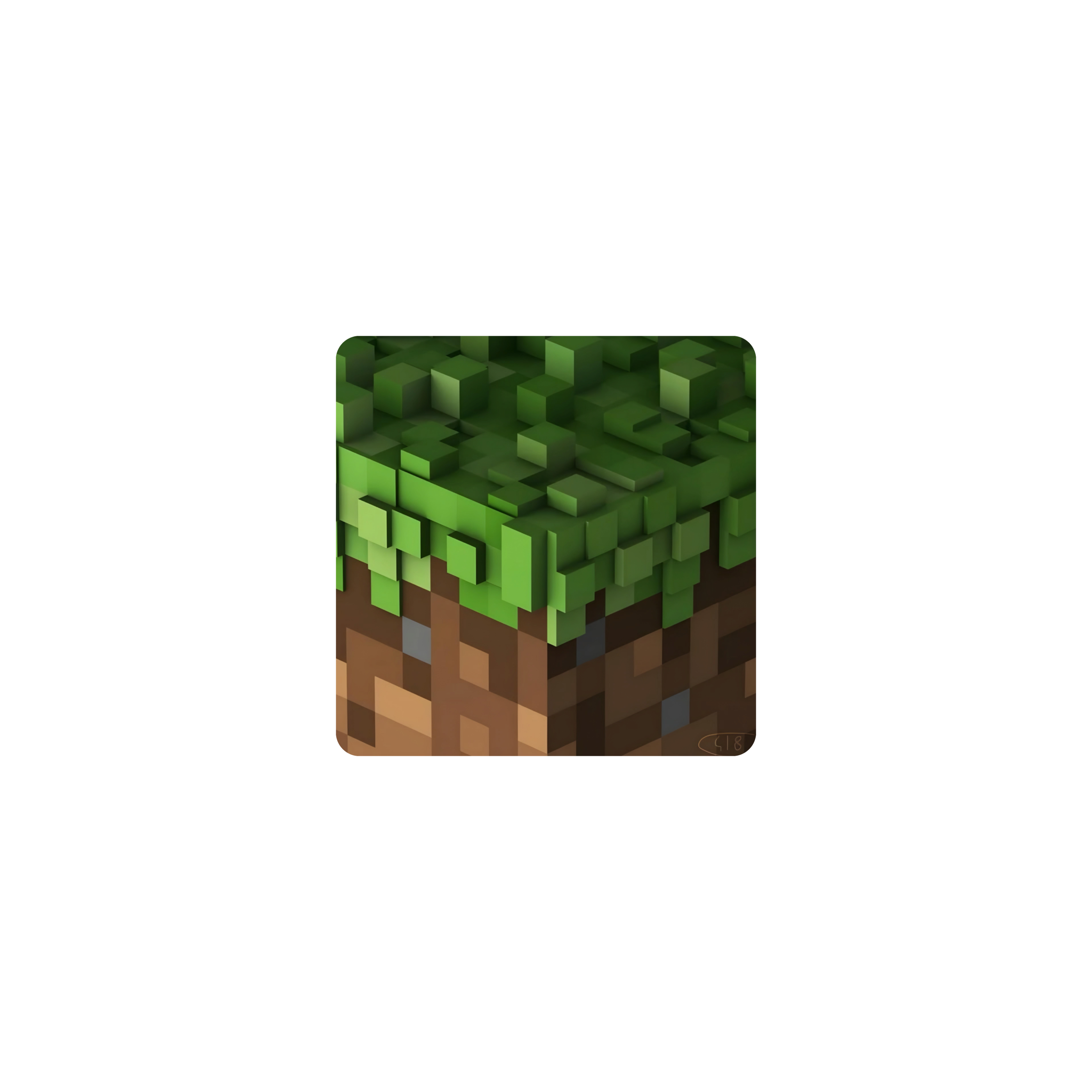 Mousepad C418 Album 25x25 PRO | Custom