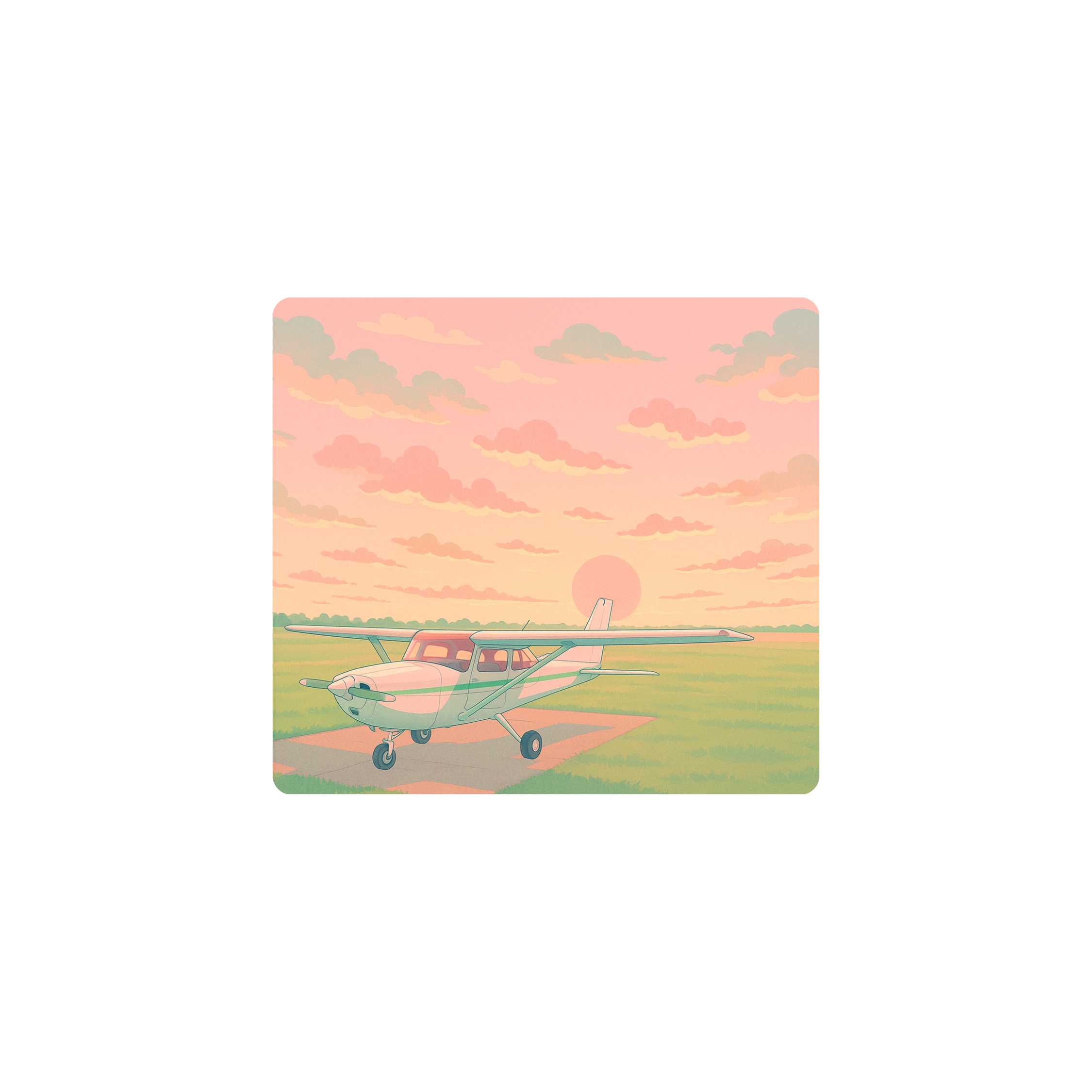Mousepad Cessna 150 sobrio 60x55 PRO | Custom