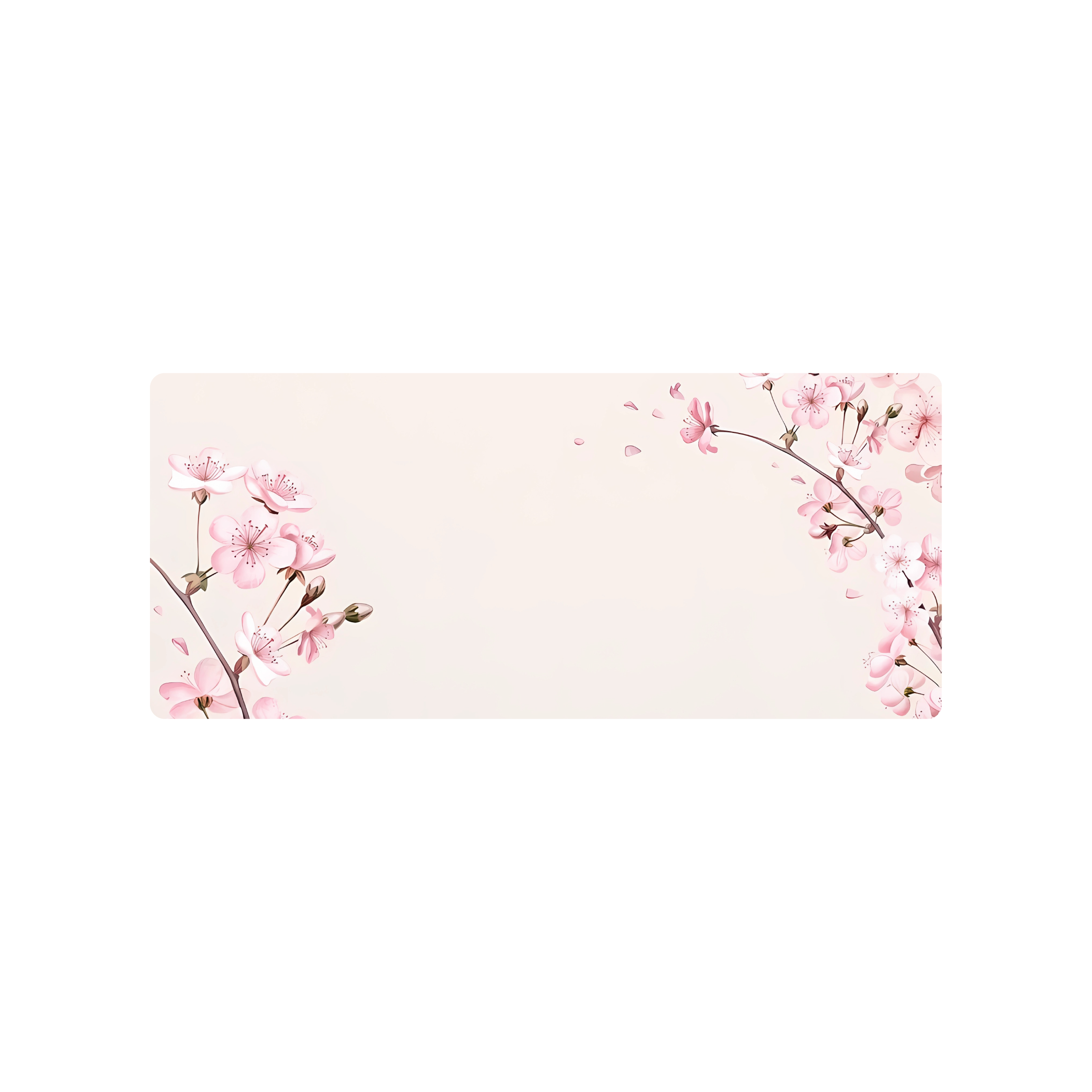 Mousepad Cherry blossom 70x30 Classic | Custom