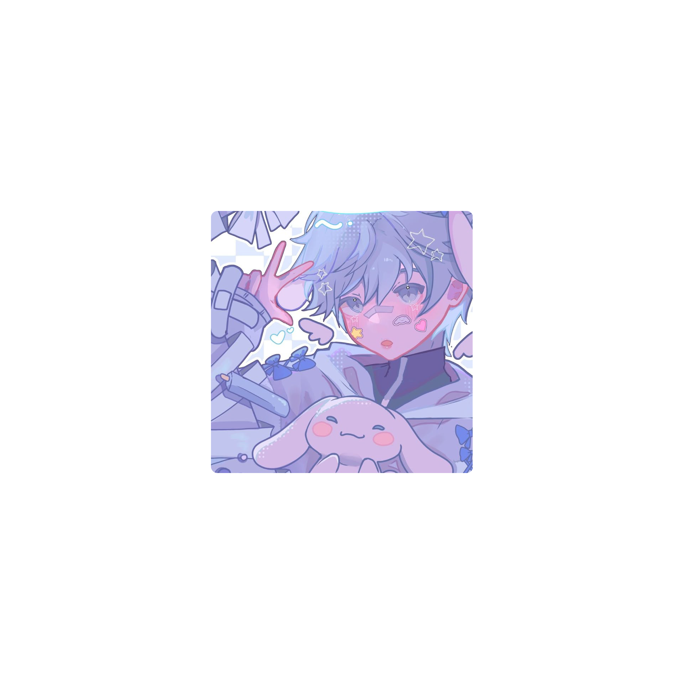 Mousepad Chongyun y cinnamoroll 25x25 Classic | Custom