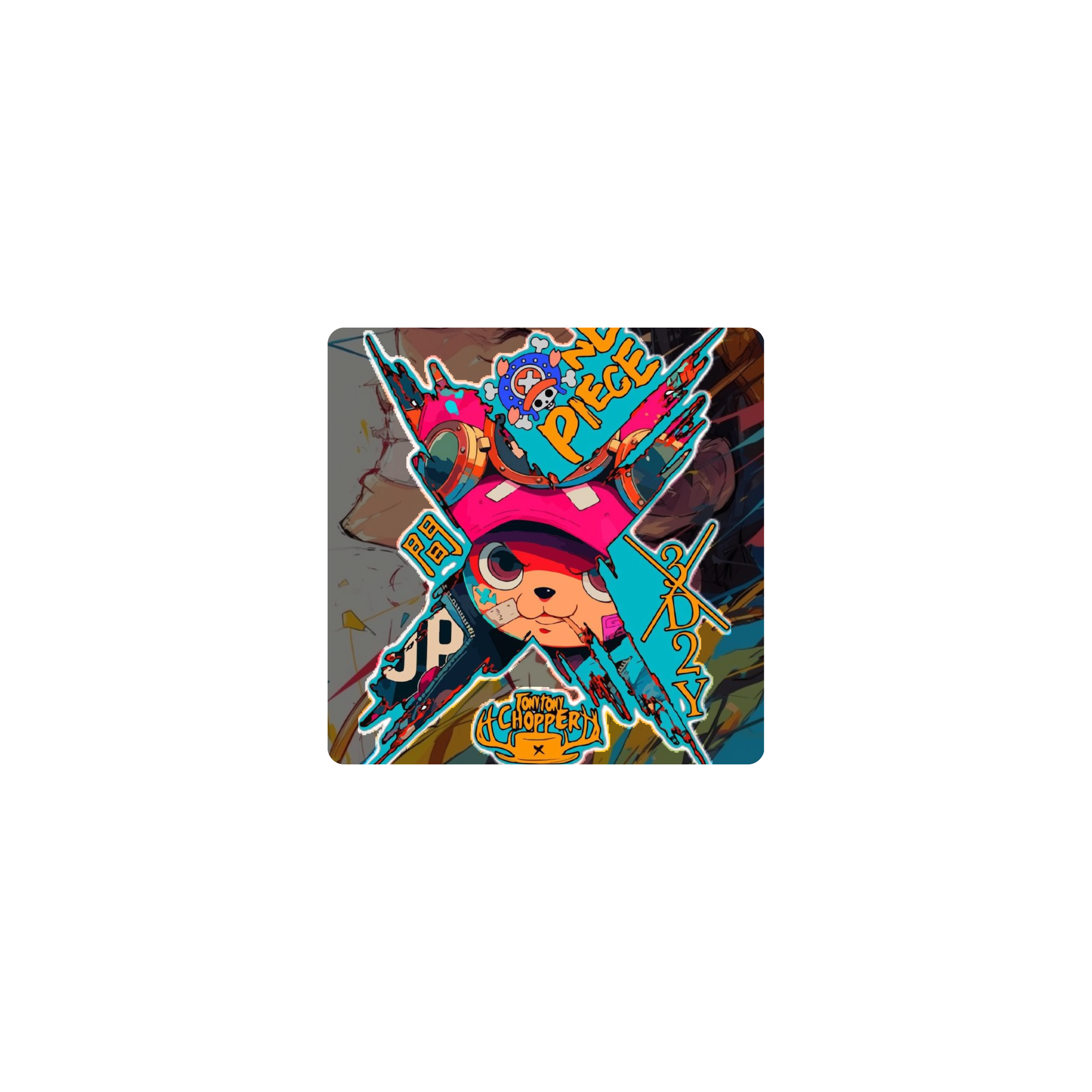 Mousepad Chopper de One Piece 25x25 Classic | Custom