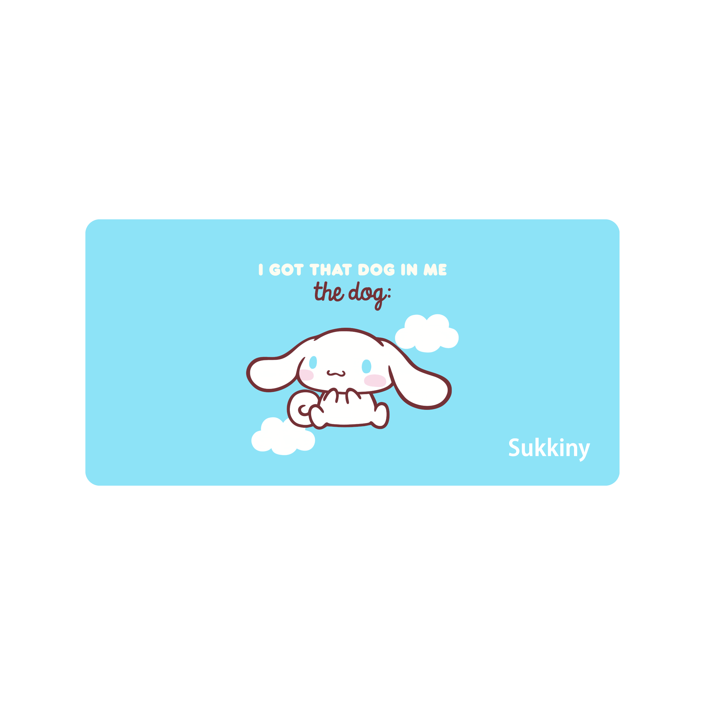 Mousepad Cinnamonroll 65x32 Classic | Custom