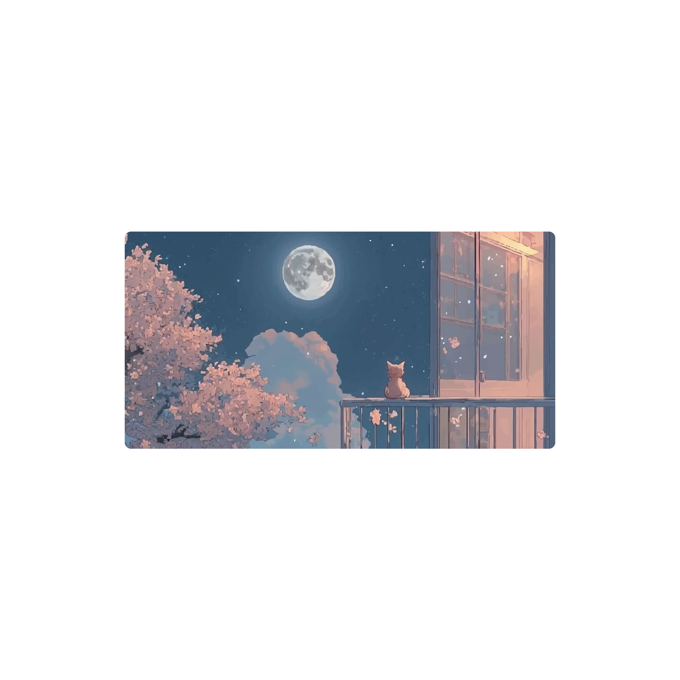 Mousepad Cozy night 80x40 Classic | Custom