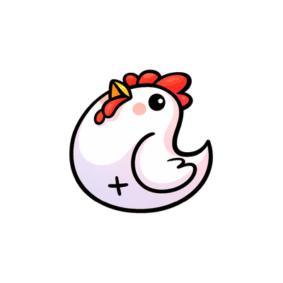 Chicken Cs Stickers 25x25 | MgM FORMS