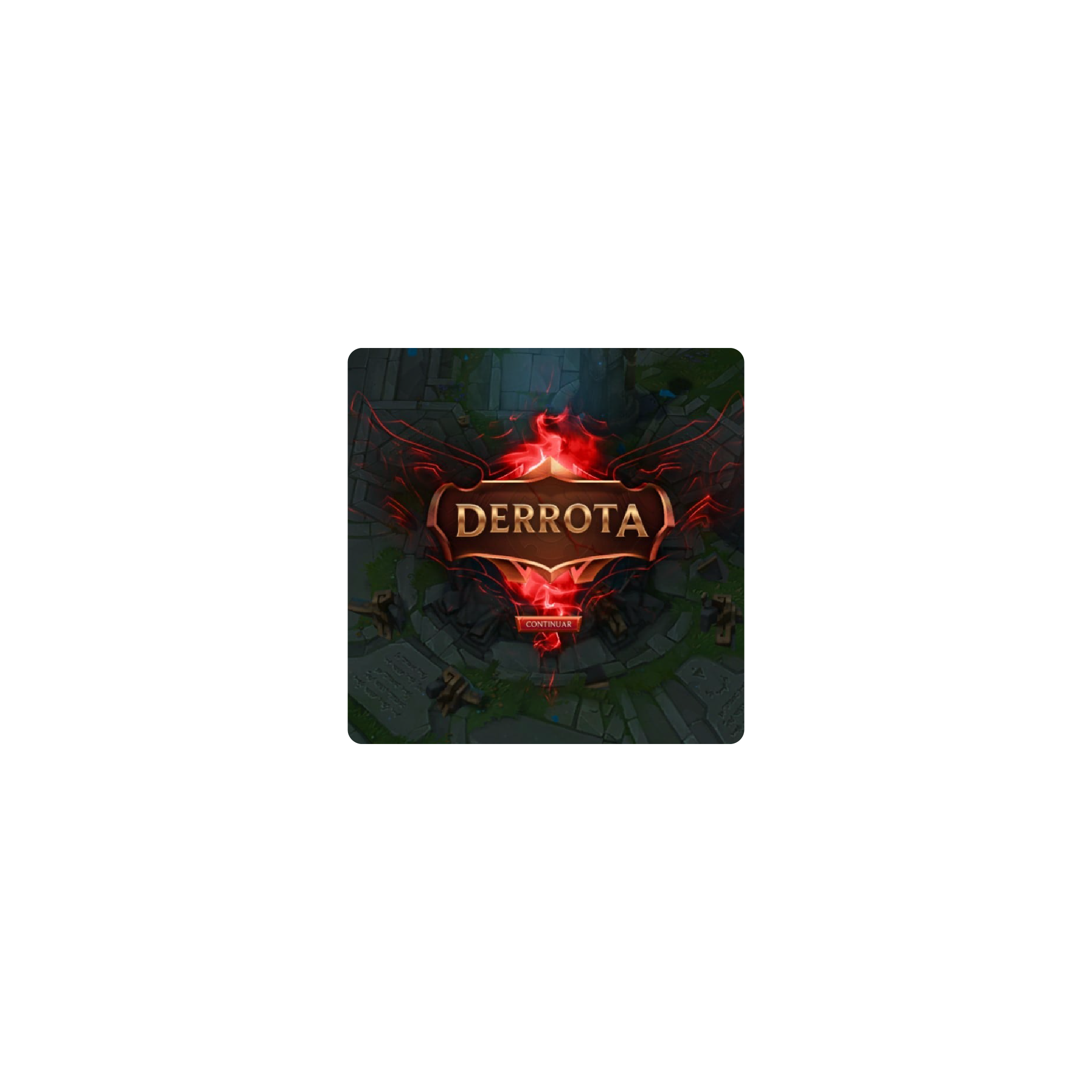 Mousepad Derrota League of Legends 25x25 Classic | Custom