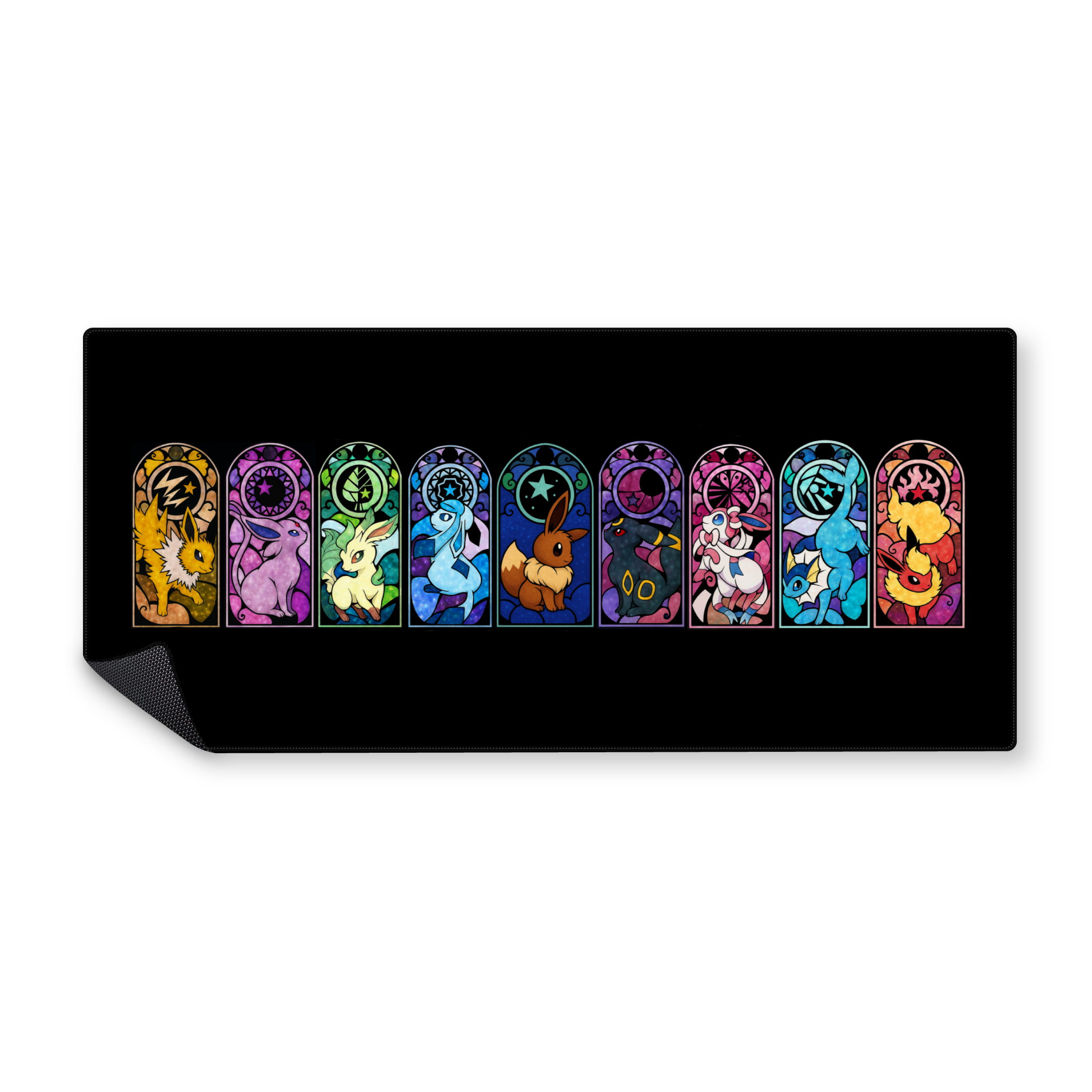 Mousepad Eevee evoluciones 90x40 Classic | Custom