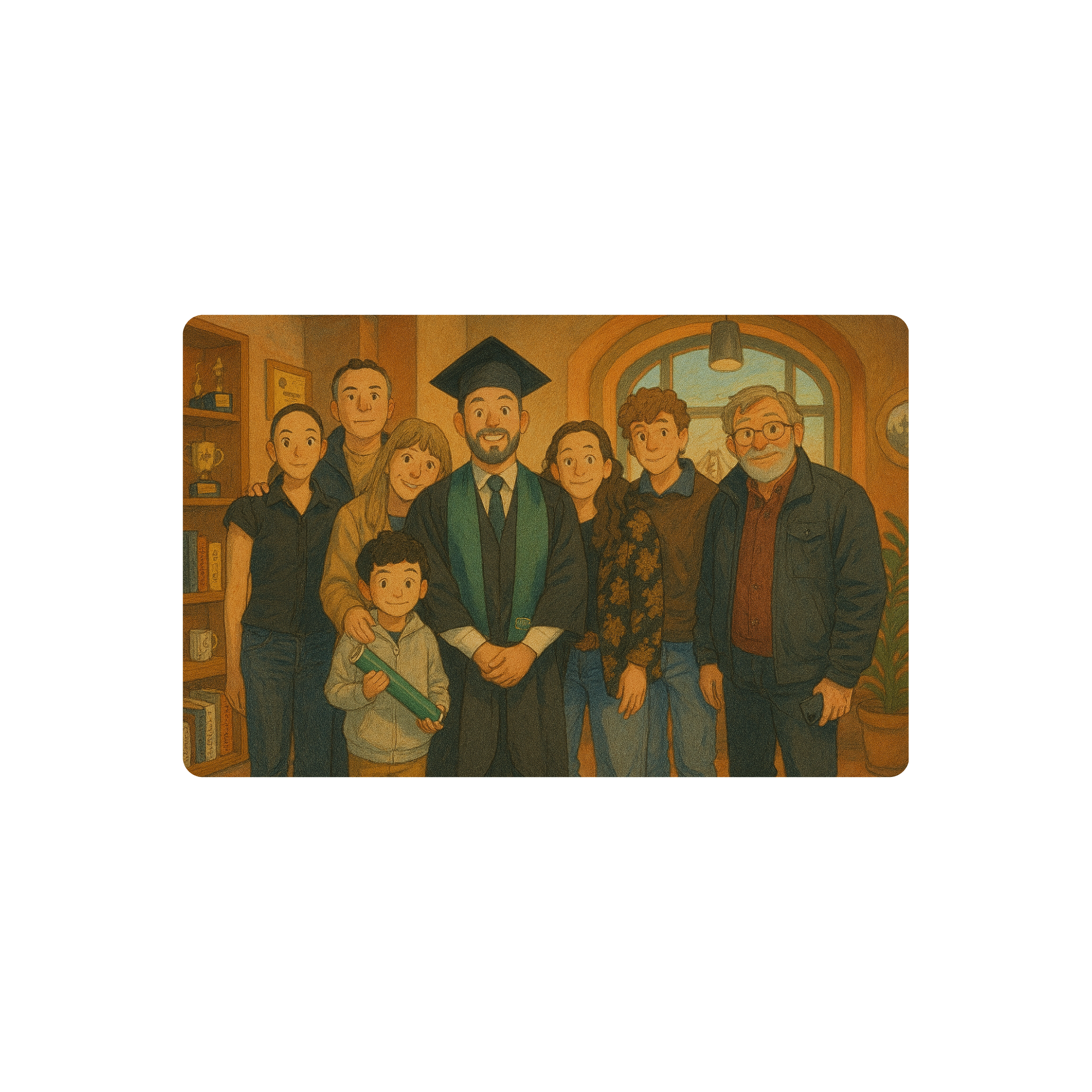 Mousepad Familia Recibida 82x52 Classic | Custom