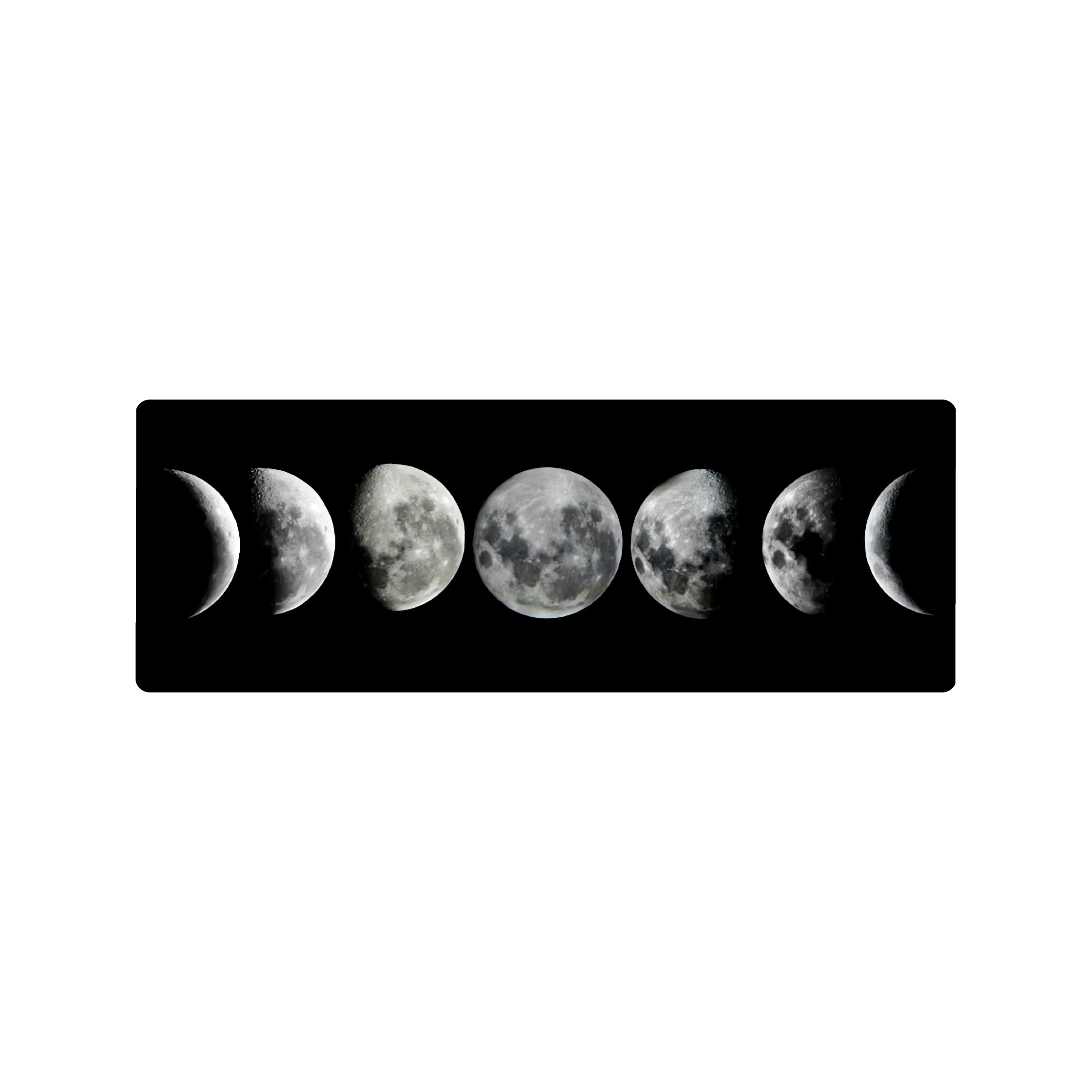 Mousepad Fases de la luna 100x35 Classic | Custom
