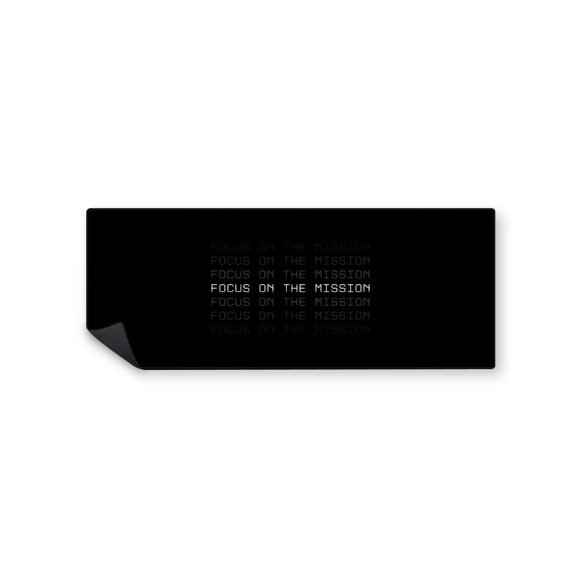 Mousepad Focus on the mission 82x32 Classic | Custom