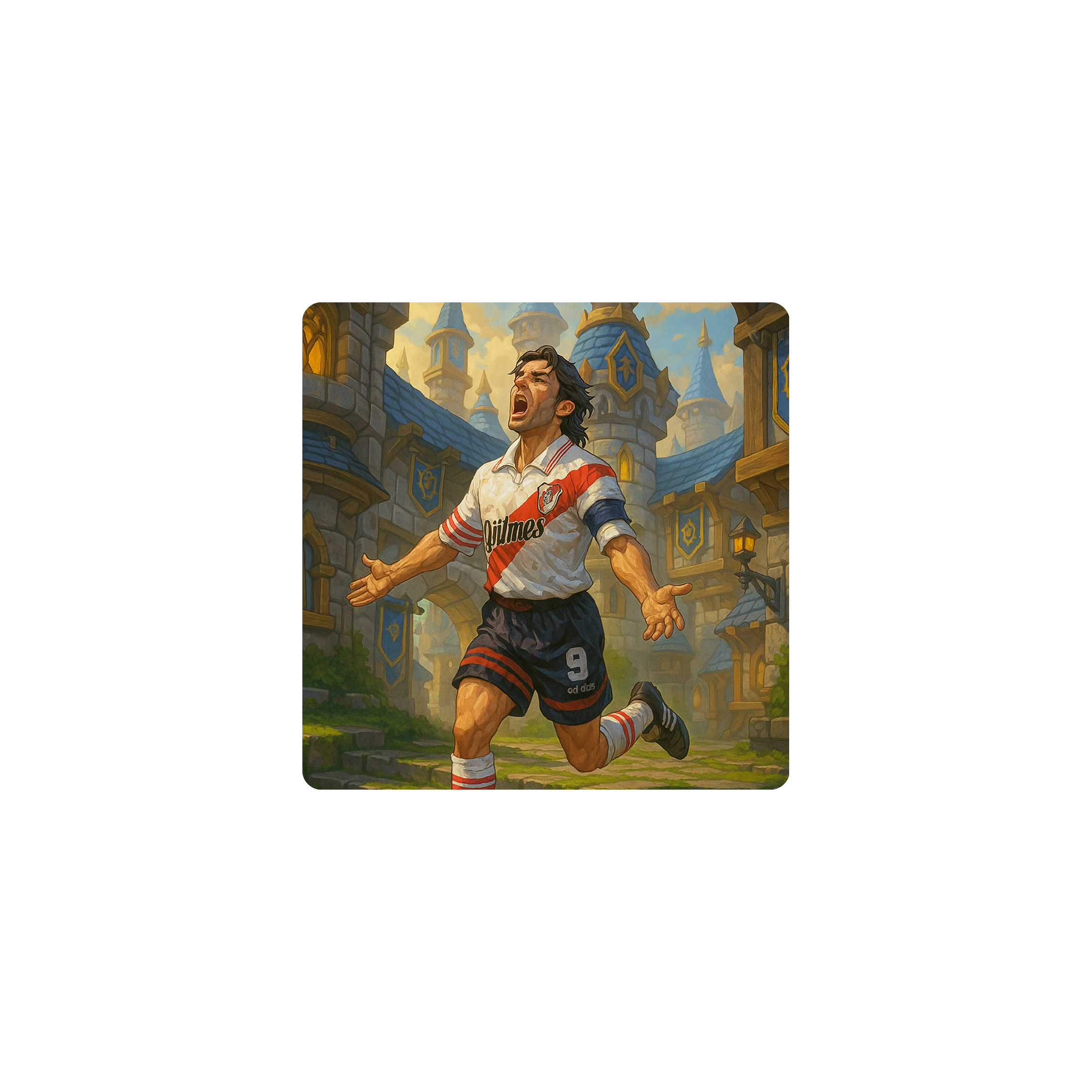 Mousepad Francescoli en WoW 28x28 Classic | Custom