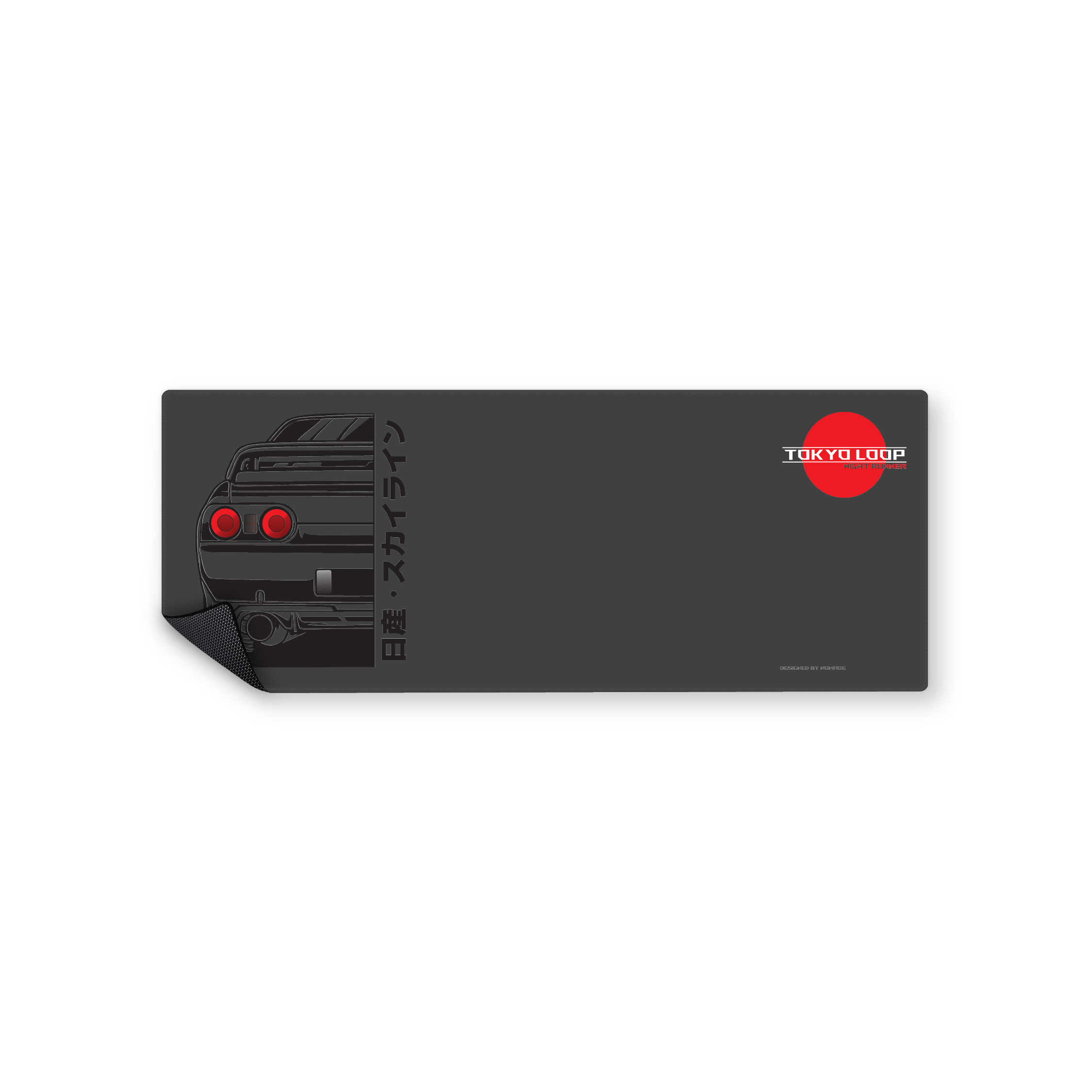 Mousepad GTR R32 NEGRO NOMADE 82x32 Classic | Custom