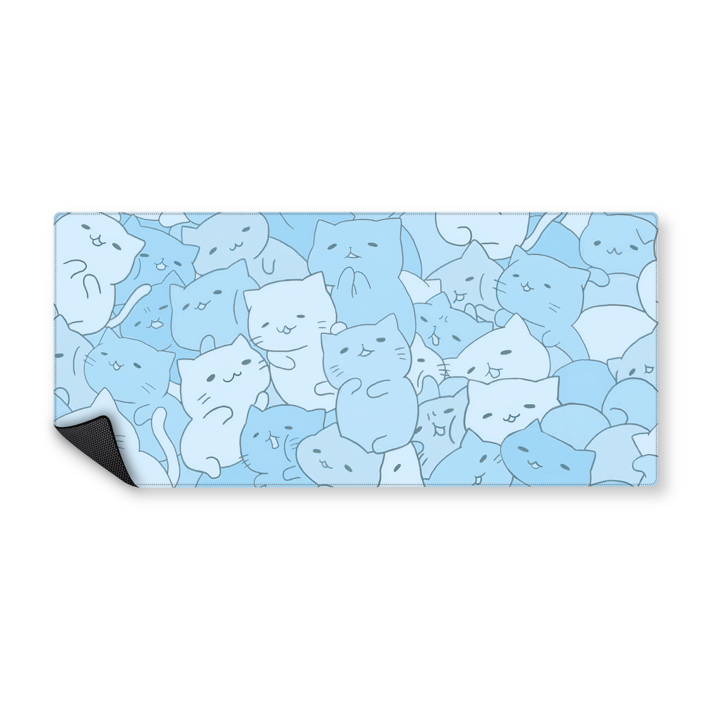 Mousepad Gatitos celestes 90x40 Classic | Custom