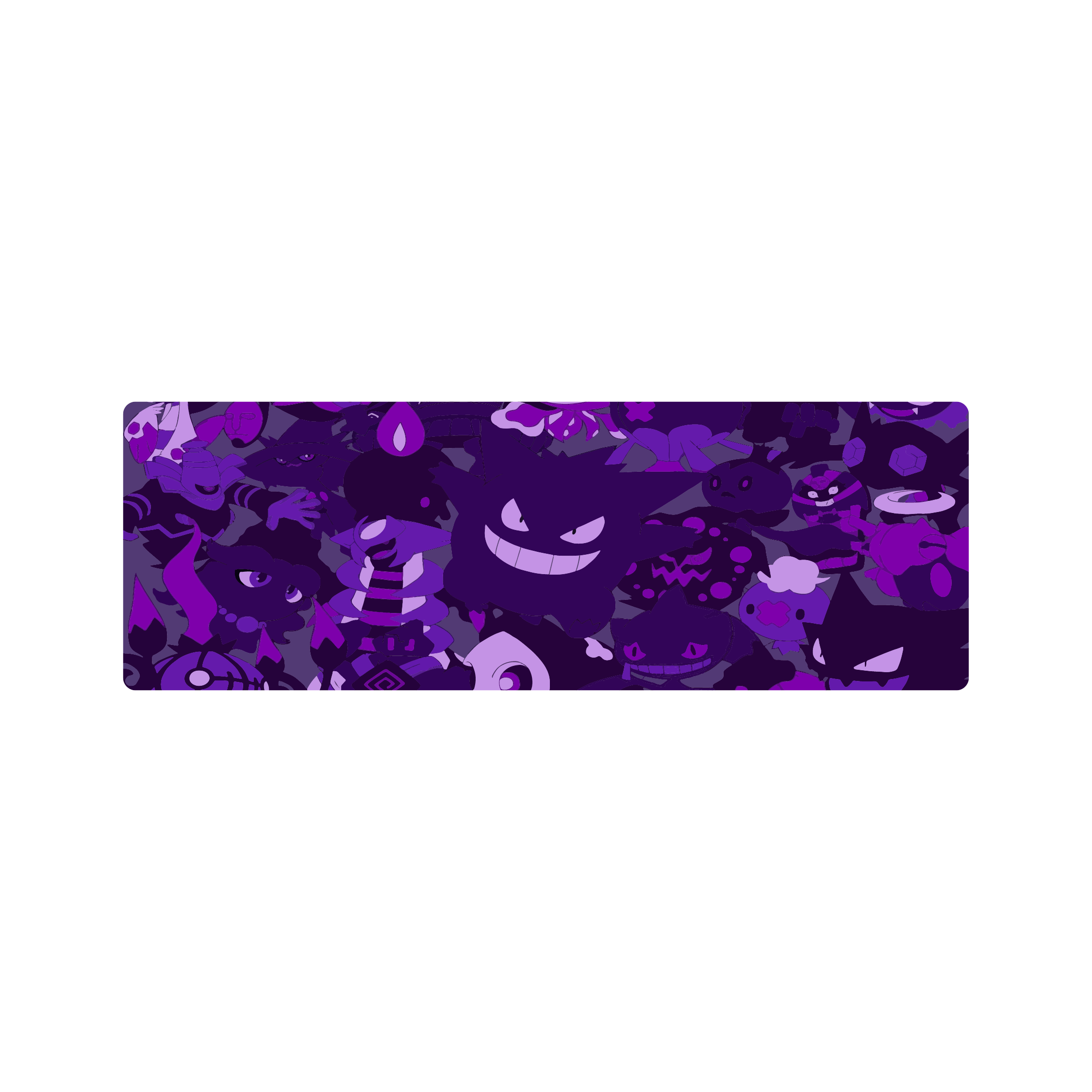 Mousepad Gengar Morado 90x30 PRO | Custom