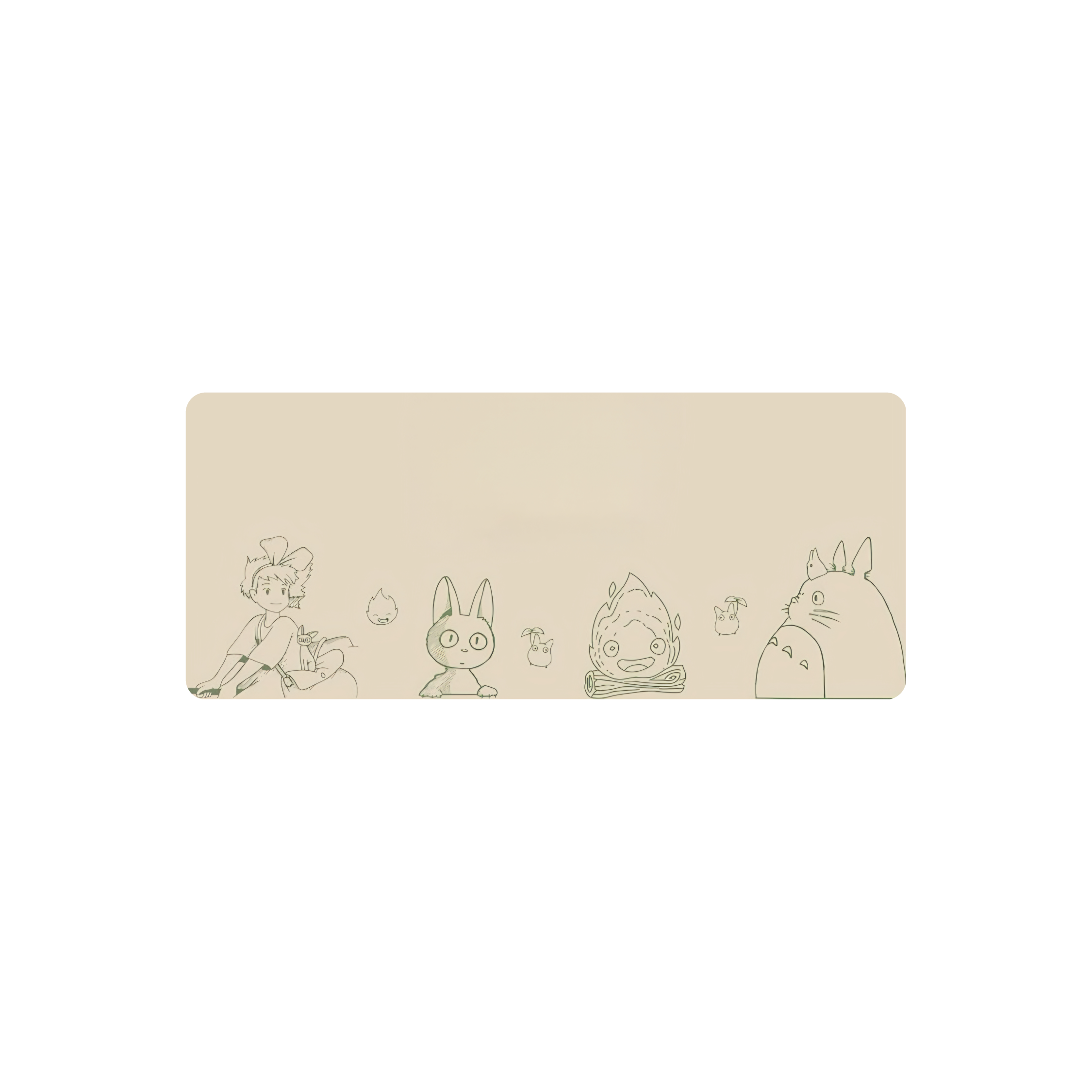 Mousepad Ghibli 70x30 Classic | Custom