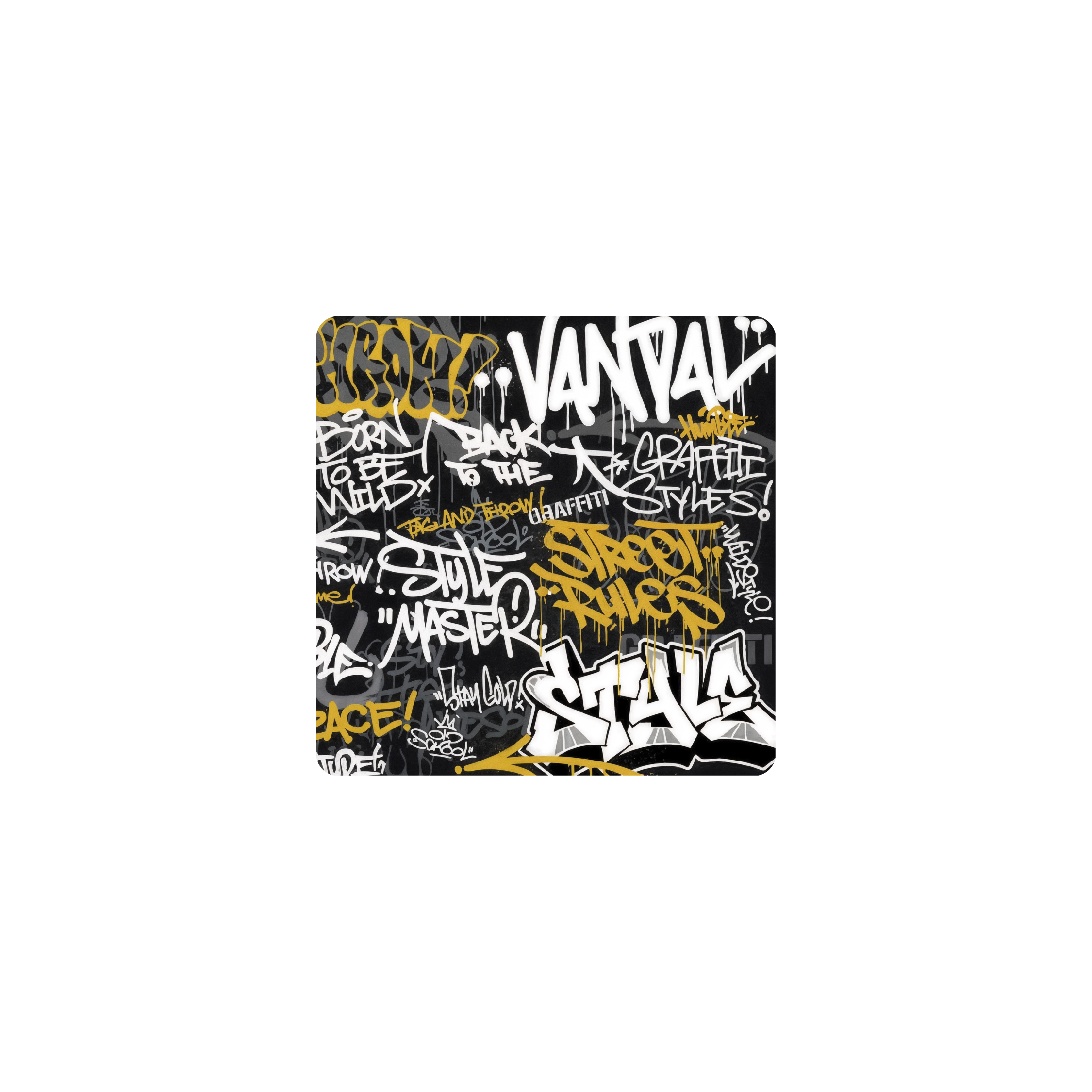 Mousepad Graffiti 45x45 Classic | Custom