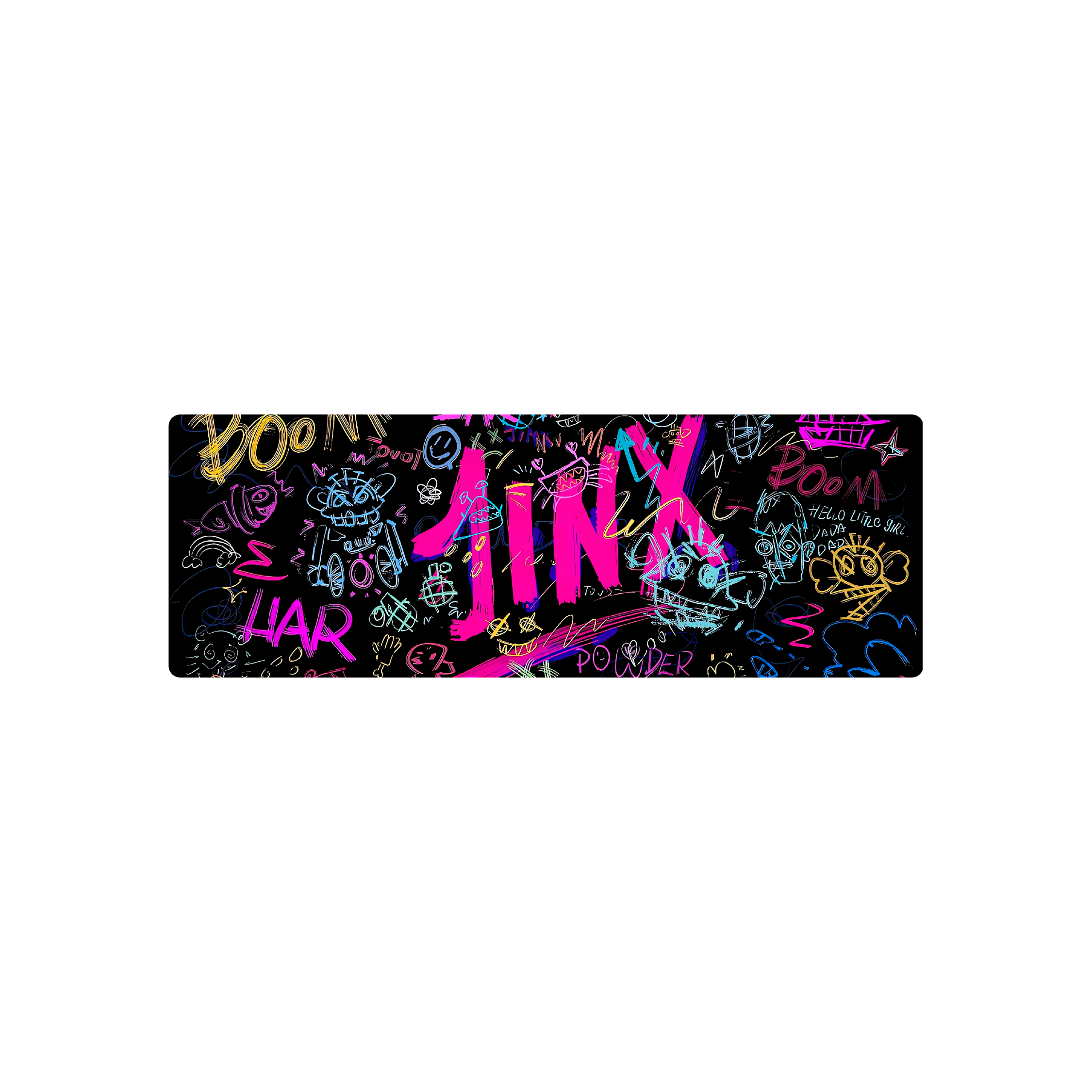 Mousepad Graffiti Jinx 120x48 PRO | Custom