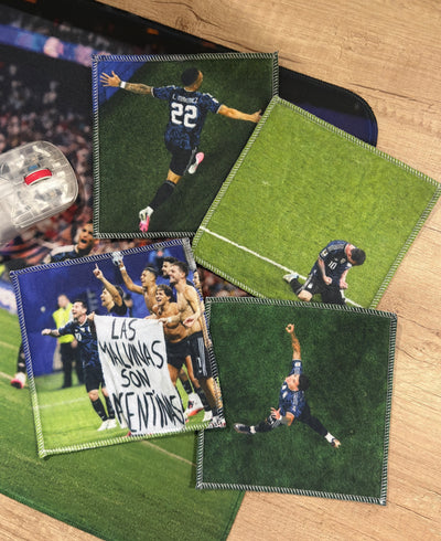 Minipads Argentina vs Inglaterra 15x15cm | EXTRAS