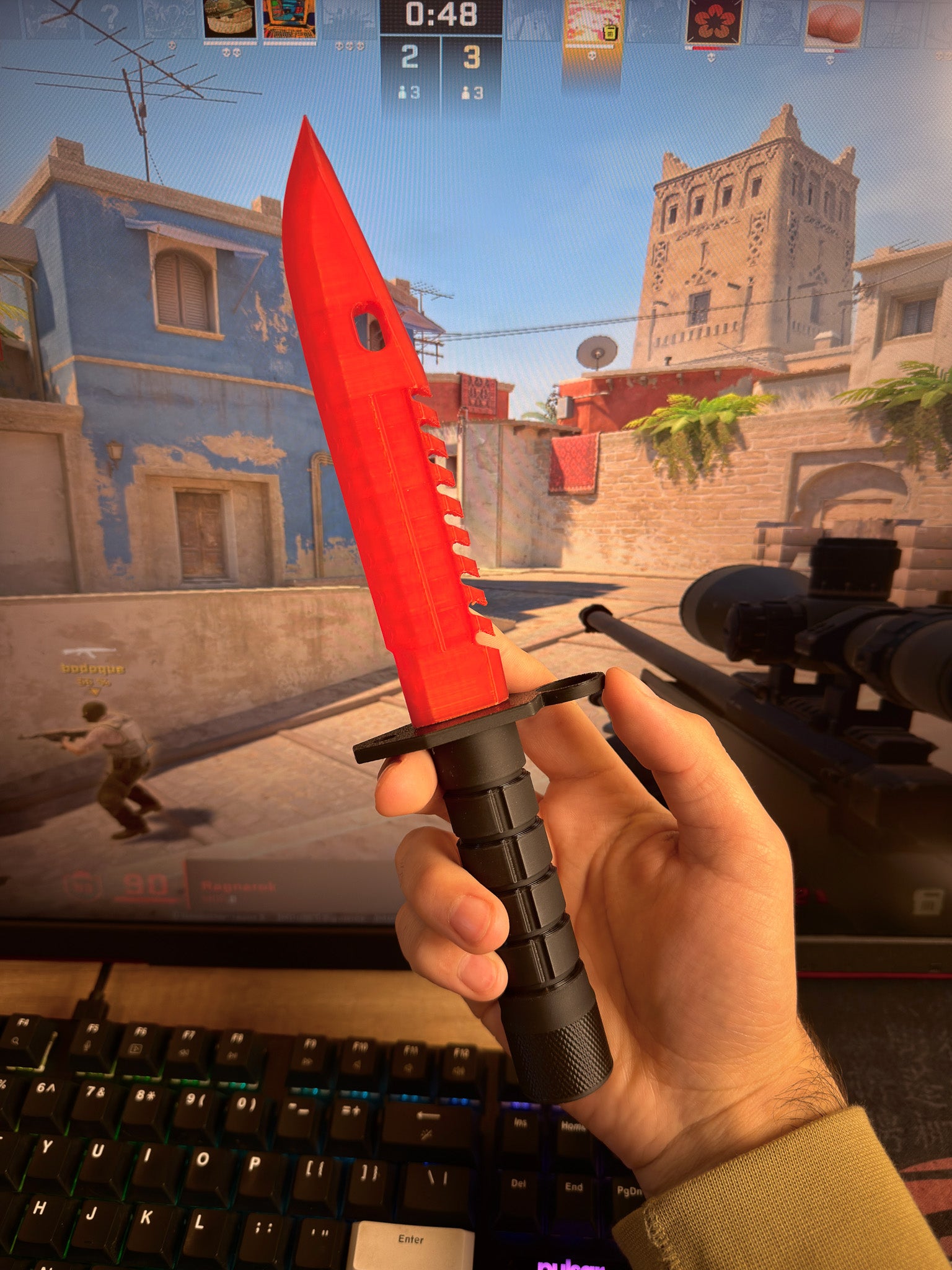 Bayoneta M9 Dopler Ruby | EXTRAS 3D