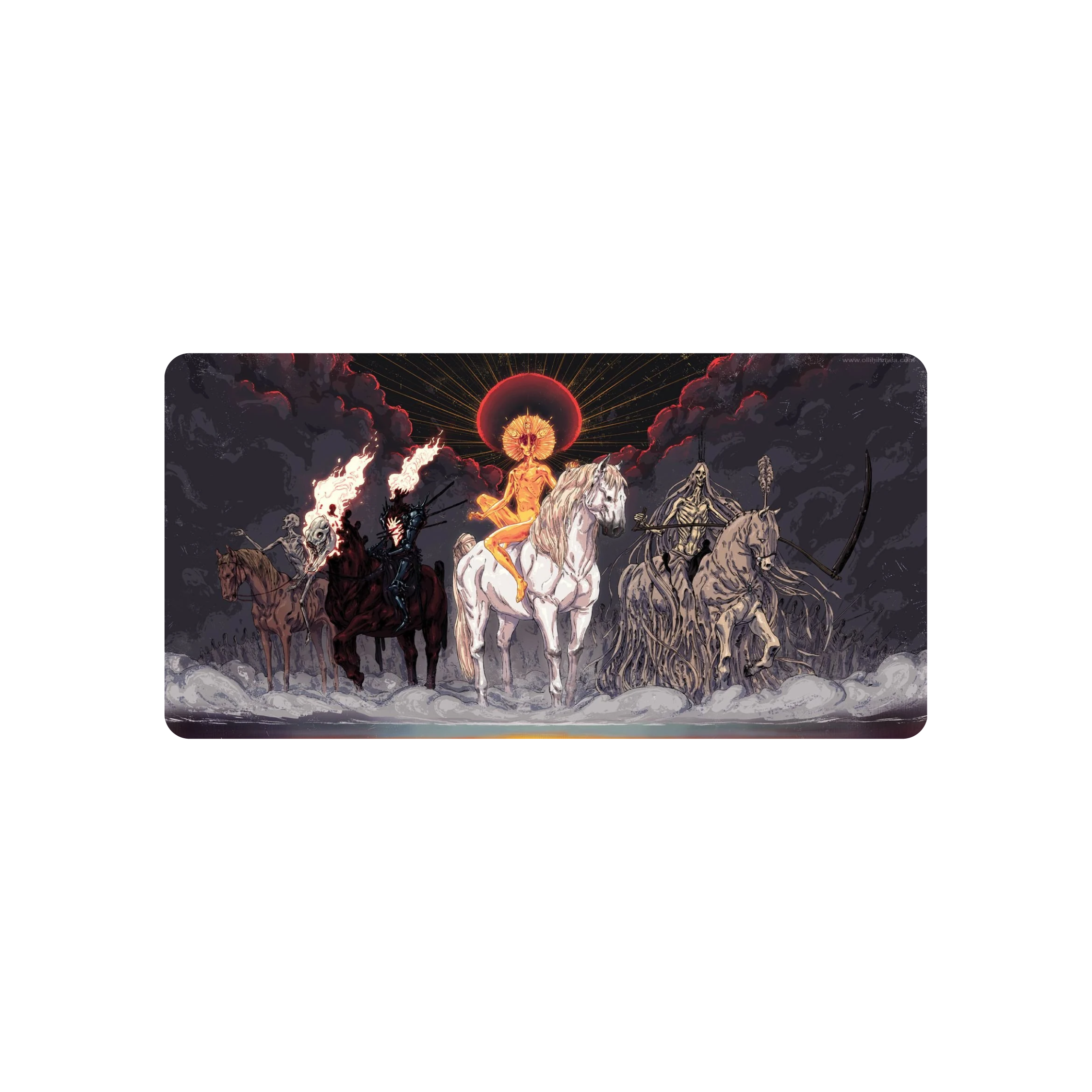 Mousepad Jinetes del apocalipsis 80x40 PRO | Custom