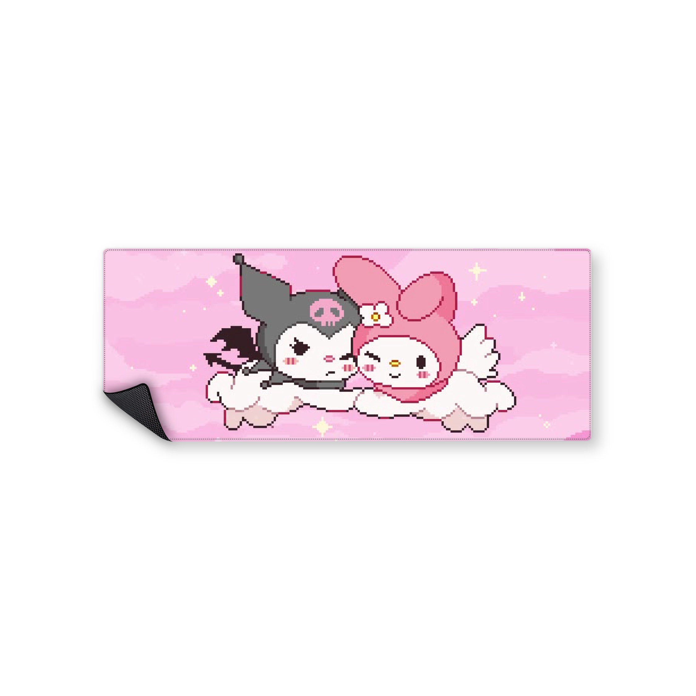 Mousepad Kuromi y My melody 82x32 Classic | Custom