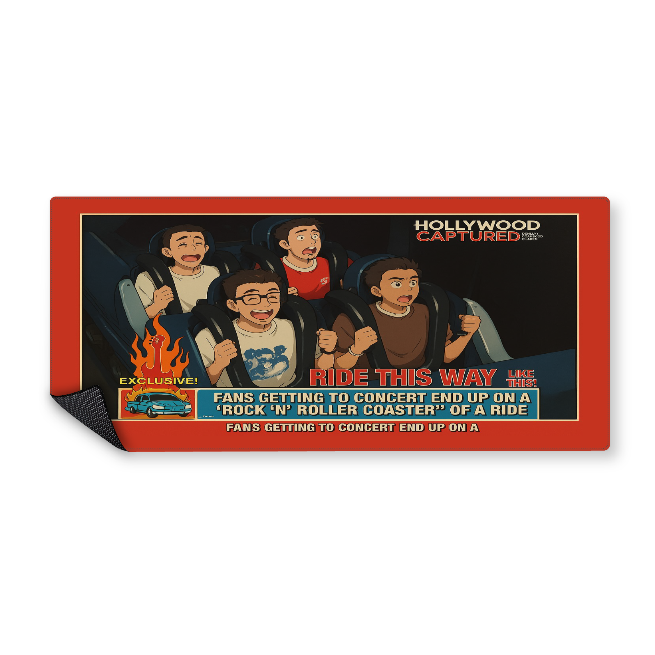 Mousepad Montaña rusa Ghibli 90x40 PRO | Custom