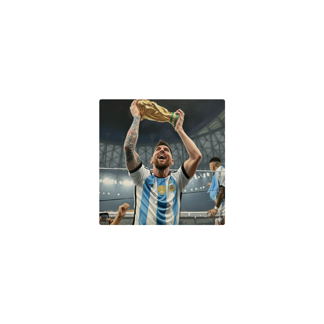 Messi con la copa