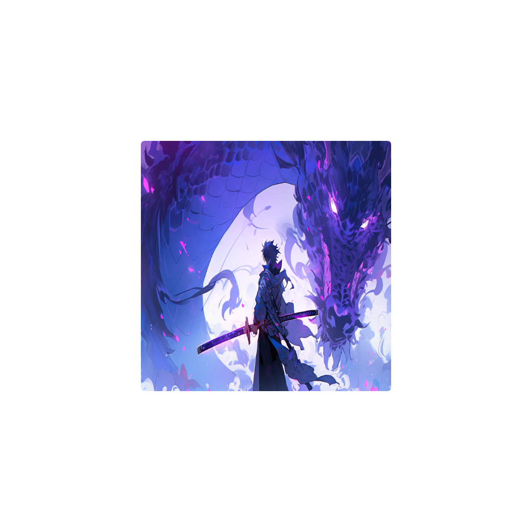 dragon morado