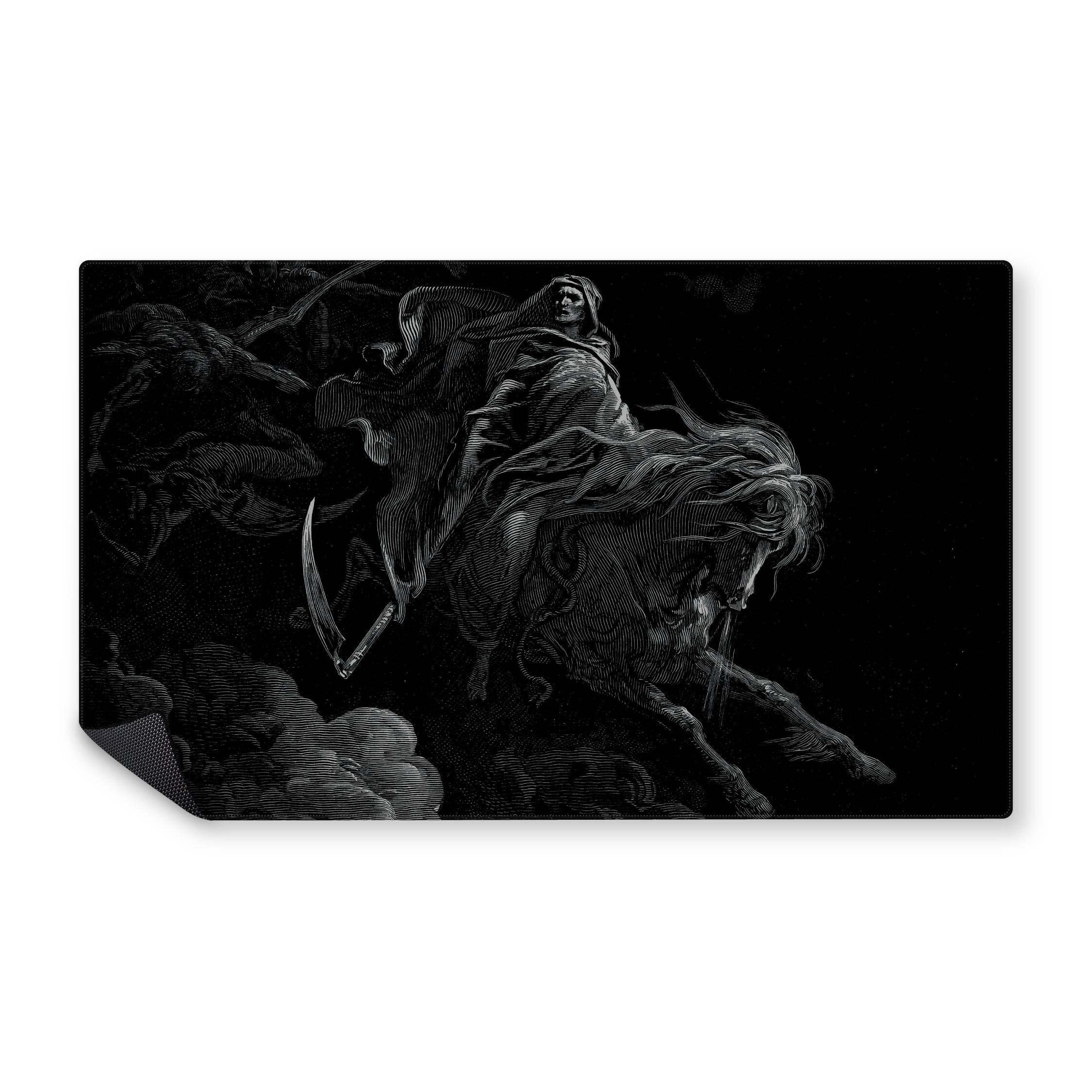 Mousepad Muerte montada en un caballo pálido 100x60 Classic | Custom